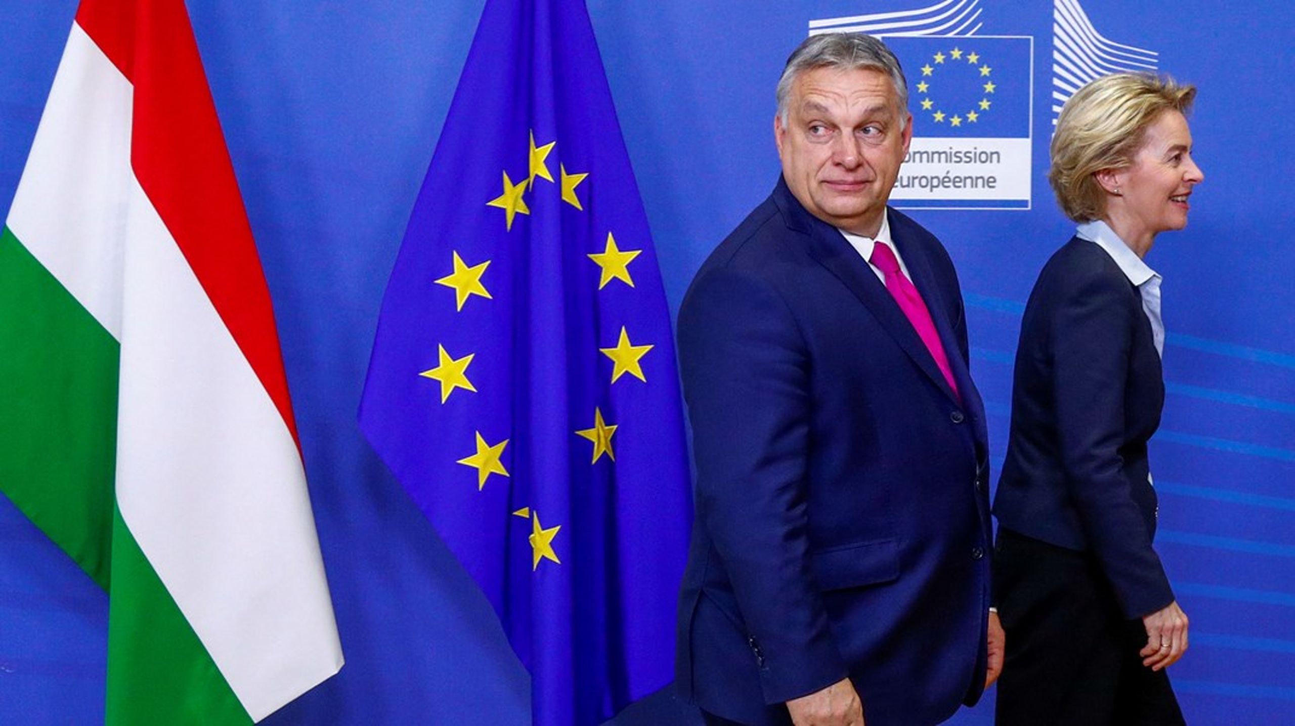 Den ungarske premierminister, Viktor Orbán, har ikke altid haft det lige nemt med EU-kommissionschef Ursula von der Leyen.
