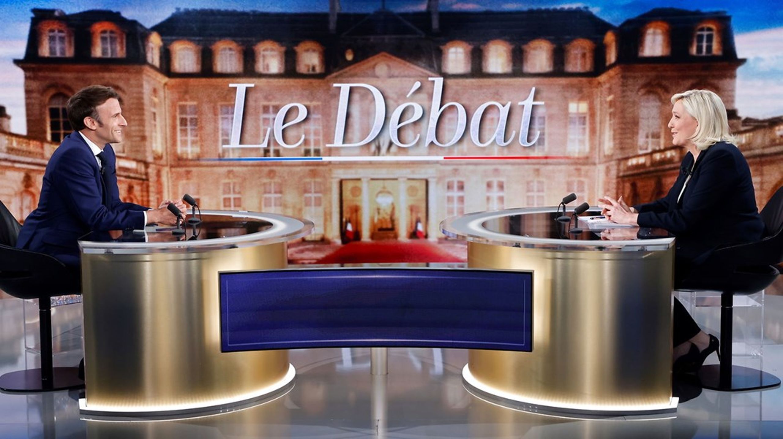 Millioner af franske tv-seere fulgte onsdag aften debatten mellem de to præsidentkandidater.