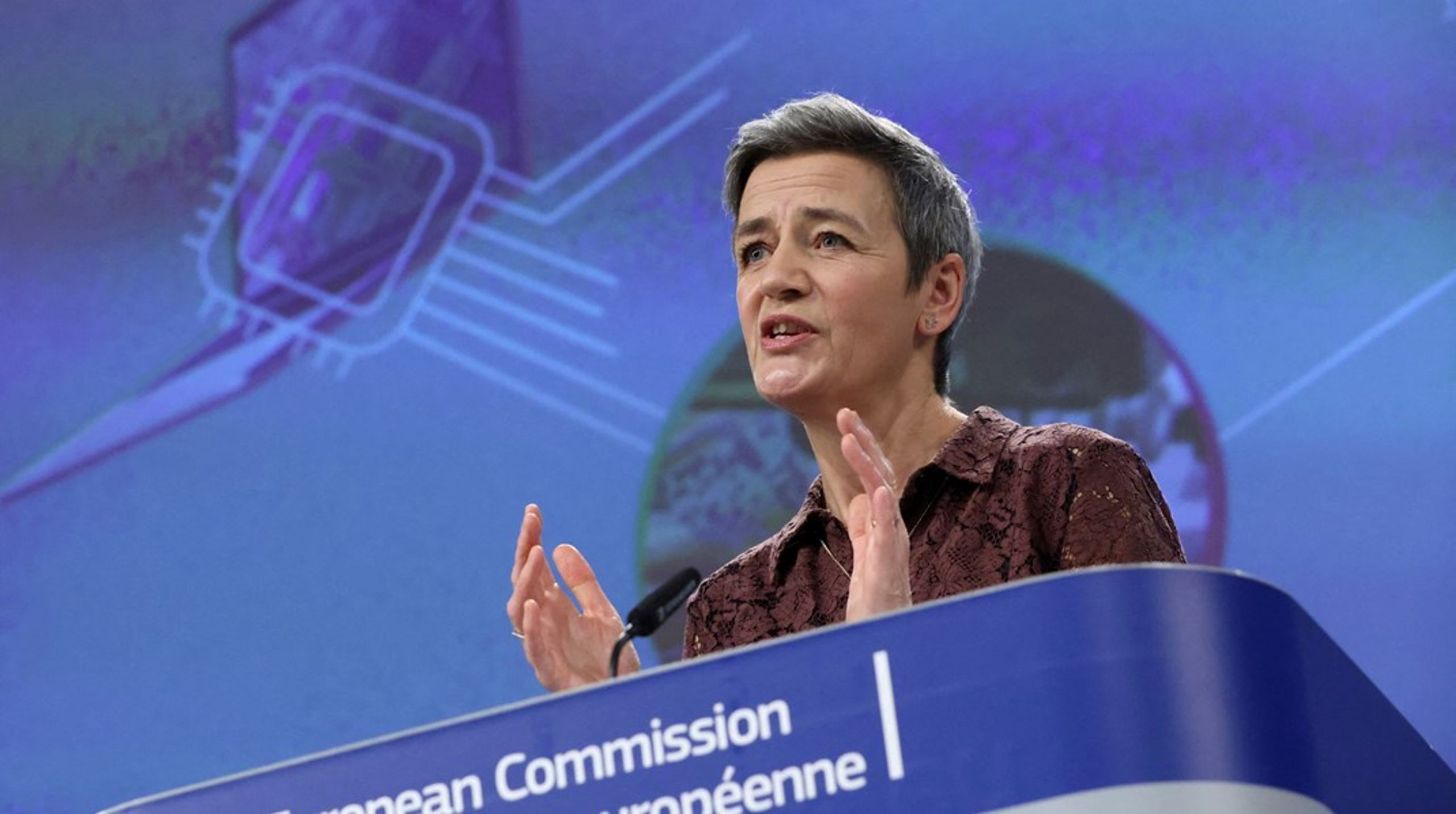 EU-Kommissionens ansvarlige for digital regulering, Margrethe Vestager præsenterede sit forslag til regulering af digitale tjenester og digitale markeder i december 2020. Nu er der indgået aftale med både EU-Parlamentet og EU-landenes ministre på om begge områder.<br>