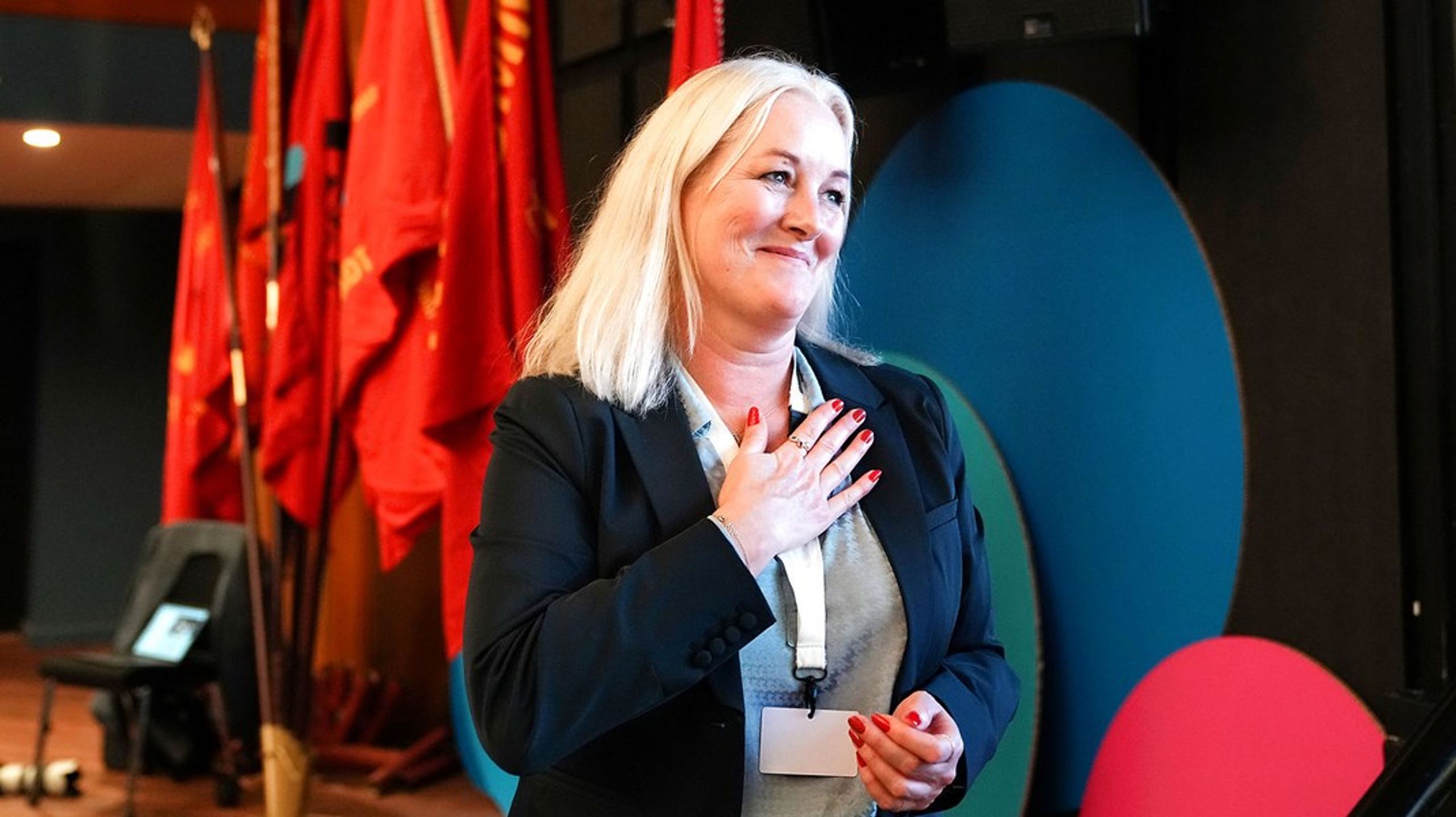 Anja C. Jensen blev valgt som HK's forbundsformand i oktober 2021.<br>
