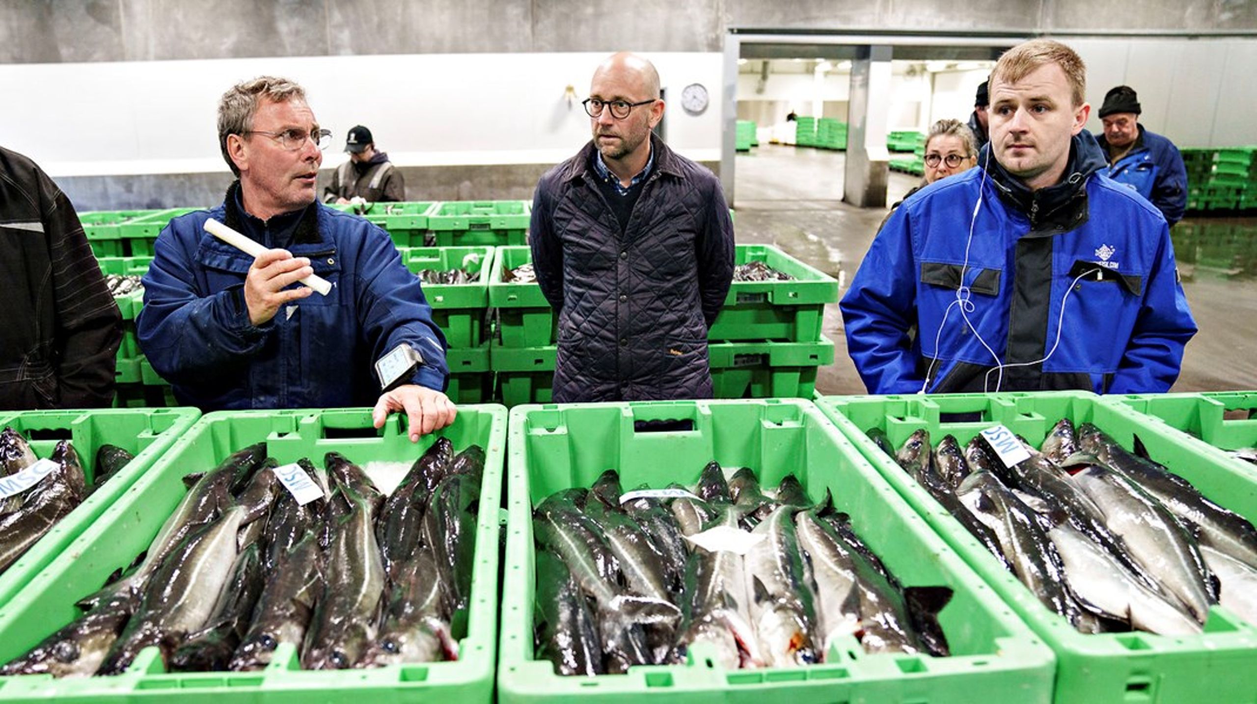 Fiskeriministeriet var mandag 2. maj rykket til Hanstholm Havn for én dag.&nbsp;