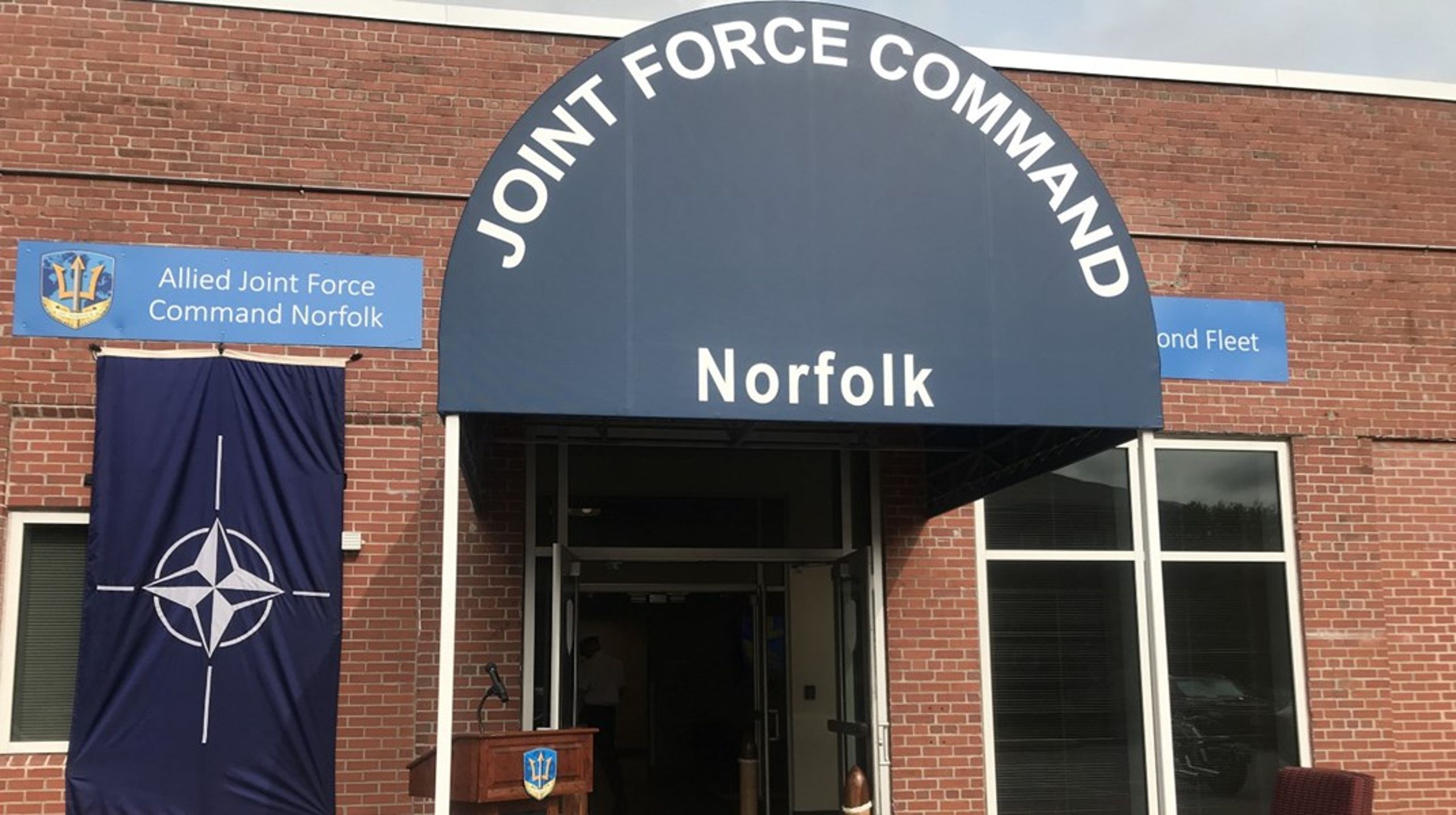Den nye kommandos hovedkvarter i havnebyen Norfolk i staten Virginia på USA's østkyst.
