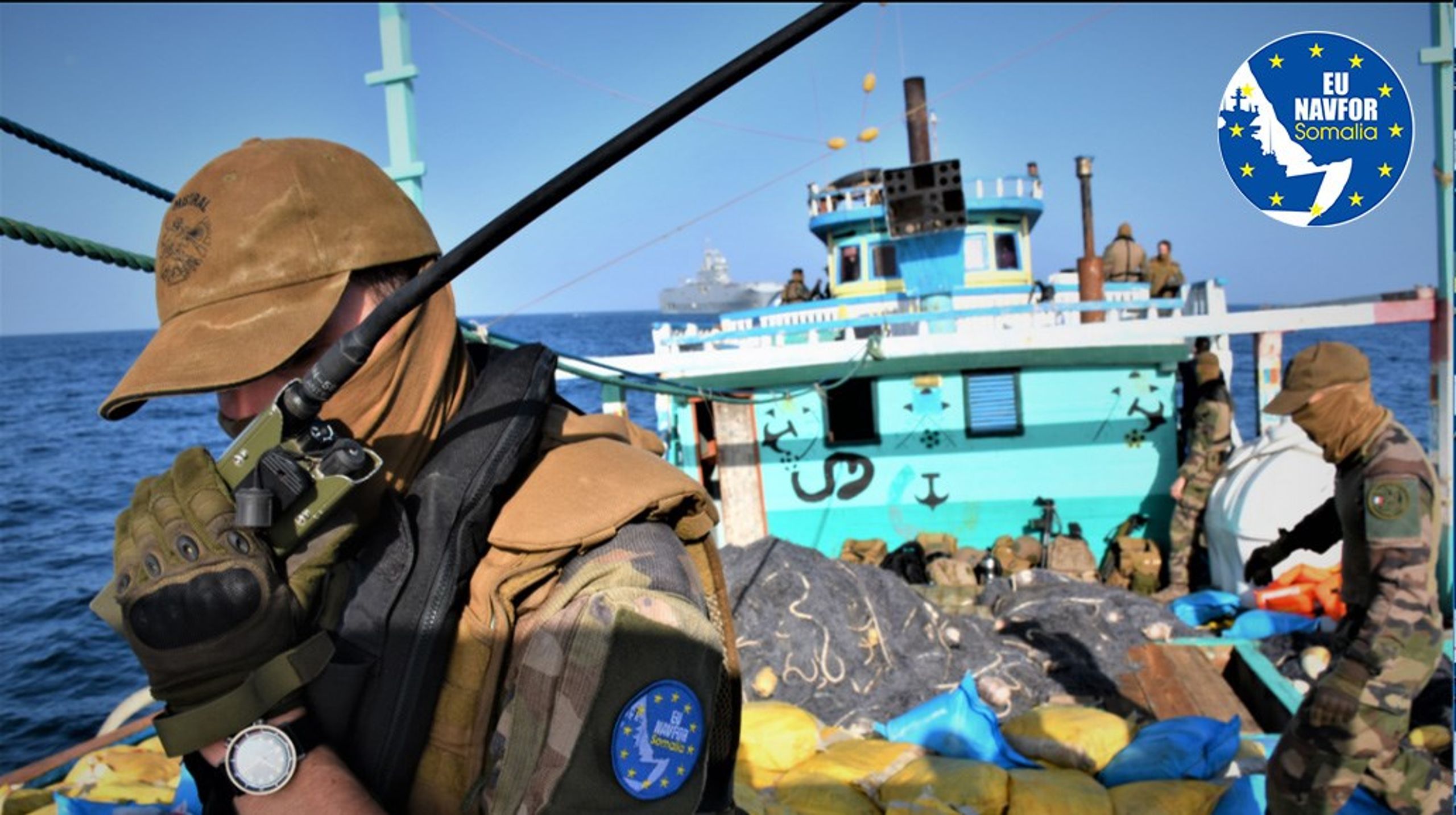 EU's flådeoperation ud for Somalias kyst bekæmper pirateri og narkosmugling og beskytter fragtskibe.