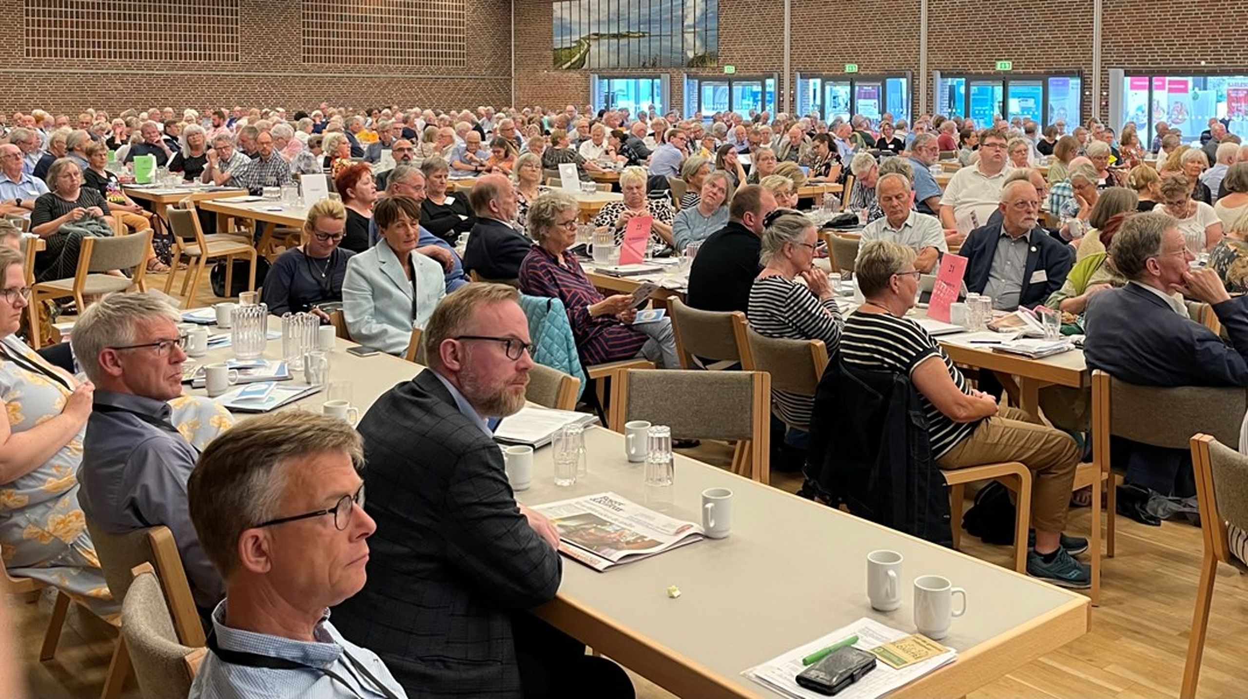 550 delegerede var samlet til Landsforeningen af Menighedsråds årsmøde på Hotel Nyborg Strand