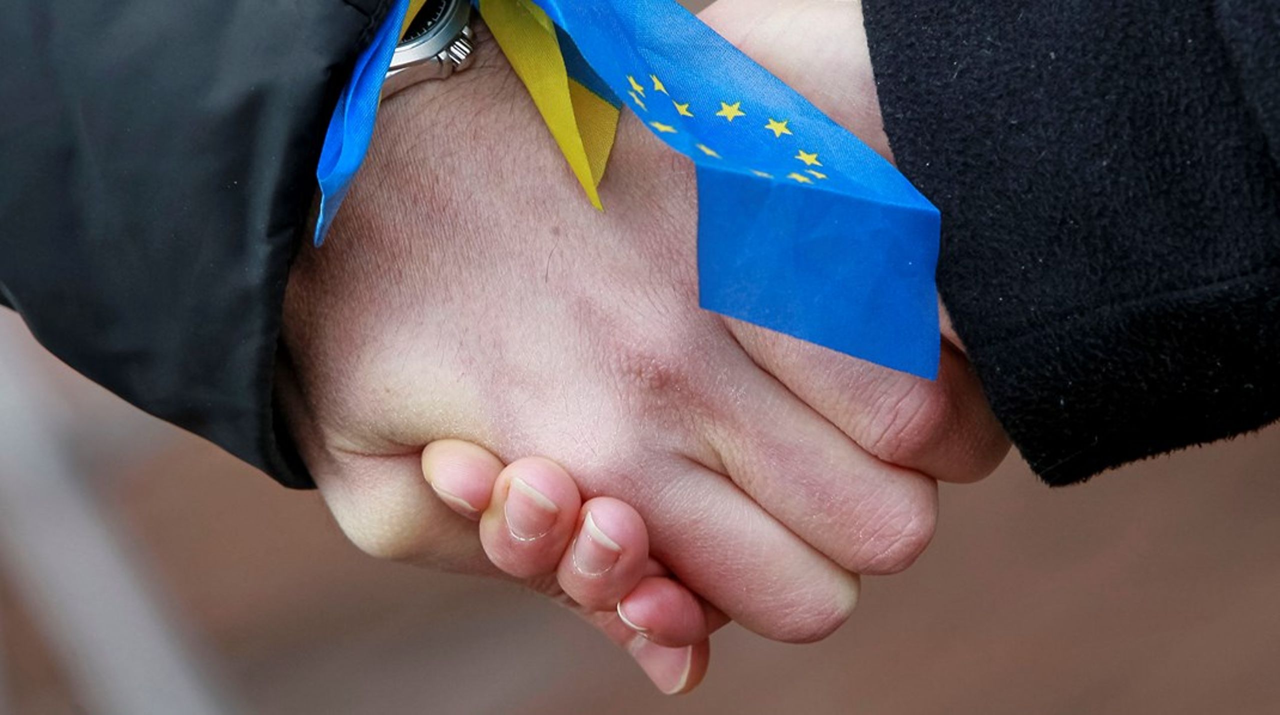 Tusinder af studerende holdt i 2013 hinandens hænder for at danne en kæde hele vejen fra Kyivs Uafhængighedsplads til Ukraines vestlige grænse. De ville have et tættere forhold til EU, og det fik de. Men de fik også en grusom krig med Rusland.&nbsp;
