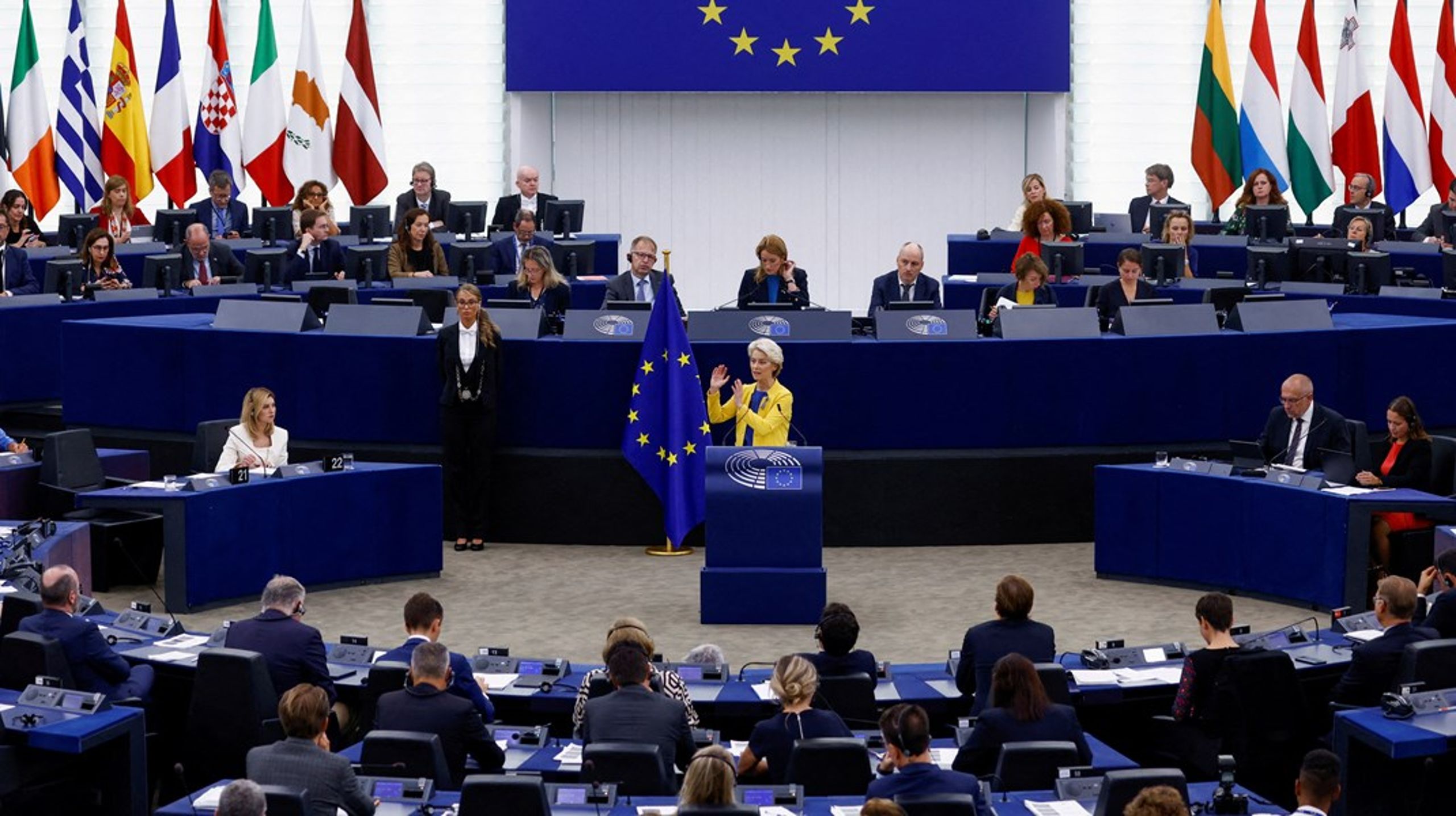 For at sikre Ukraines sejr skal EU og dets allierede mobilisere den nødvendige indflydelse til at lede den geopolitiske og økonomiske orden i retning af åbenhed, samarbejde og frihed, skriver&nbsp;Ursula von der Leyen og Kaja Kallas.
