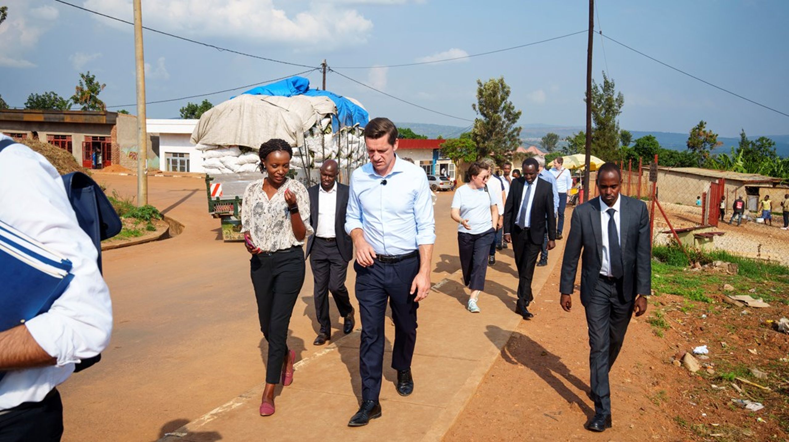 Udlændinge- og Integrationsminister Kaare Dybvad Bek besøger Rwanda i september 2022.&nbsp;