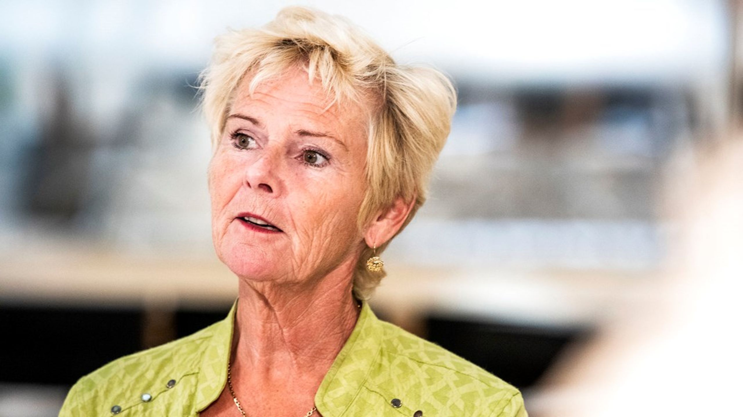 FH-formand Lizette Risgaards nye månedsløn lander på&nbsp;86.450 kr. Dertil kommer blandt andet 18 pct. i pension.