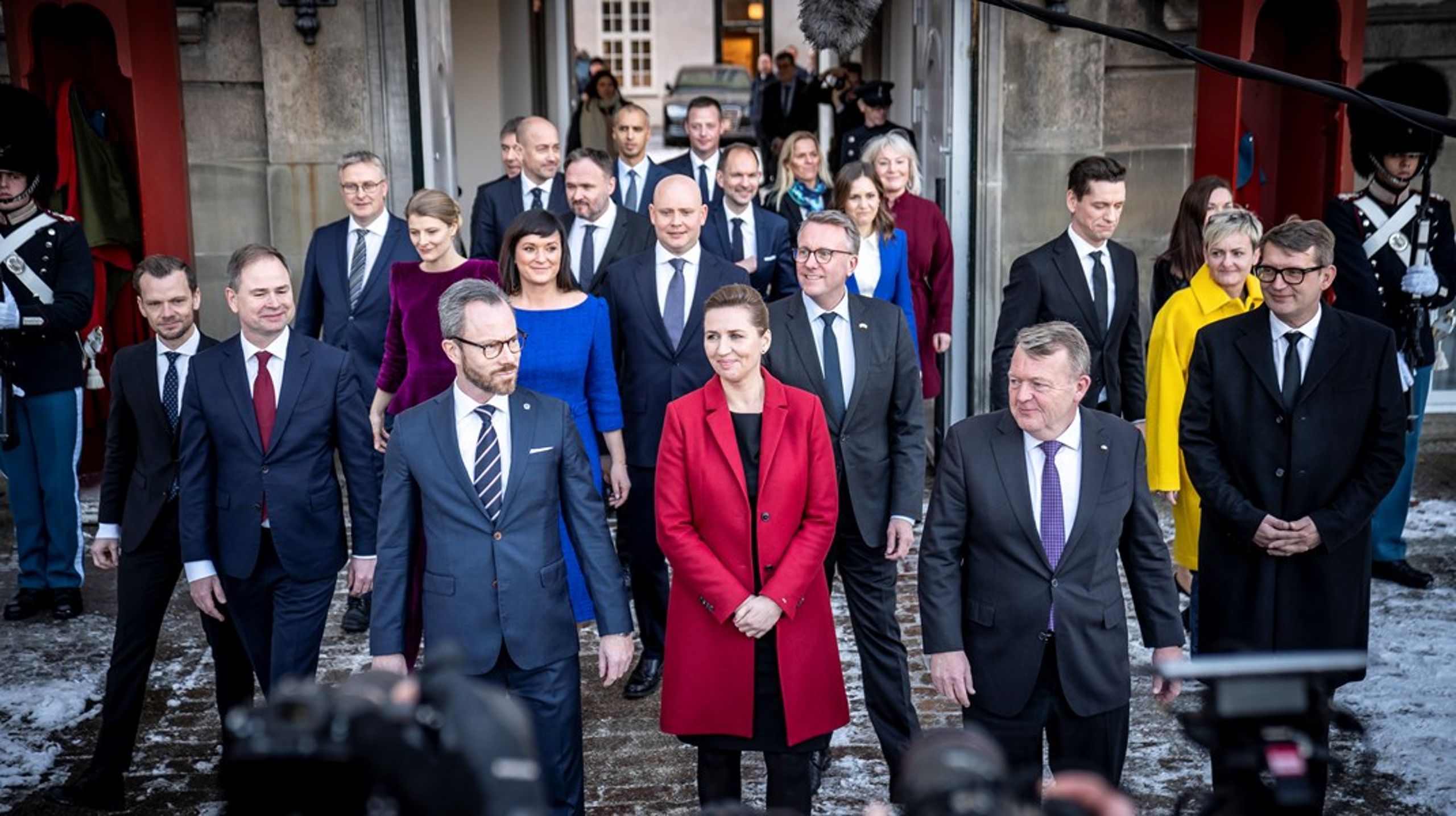 Otte ud af SVM-regeringens 23 ministre er kvinder.