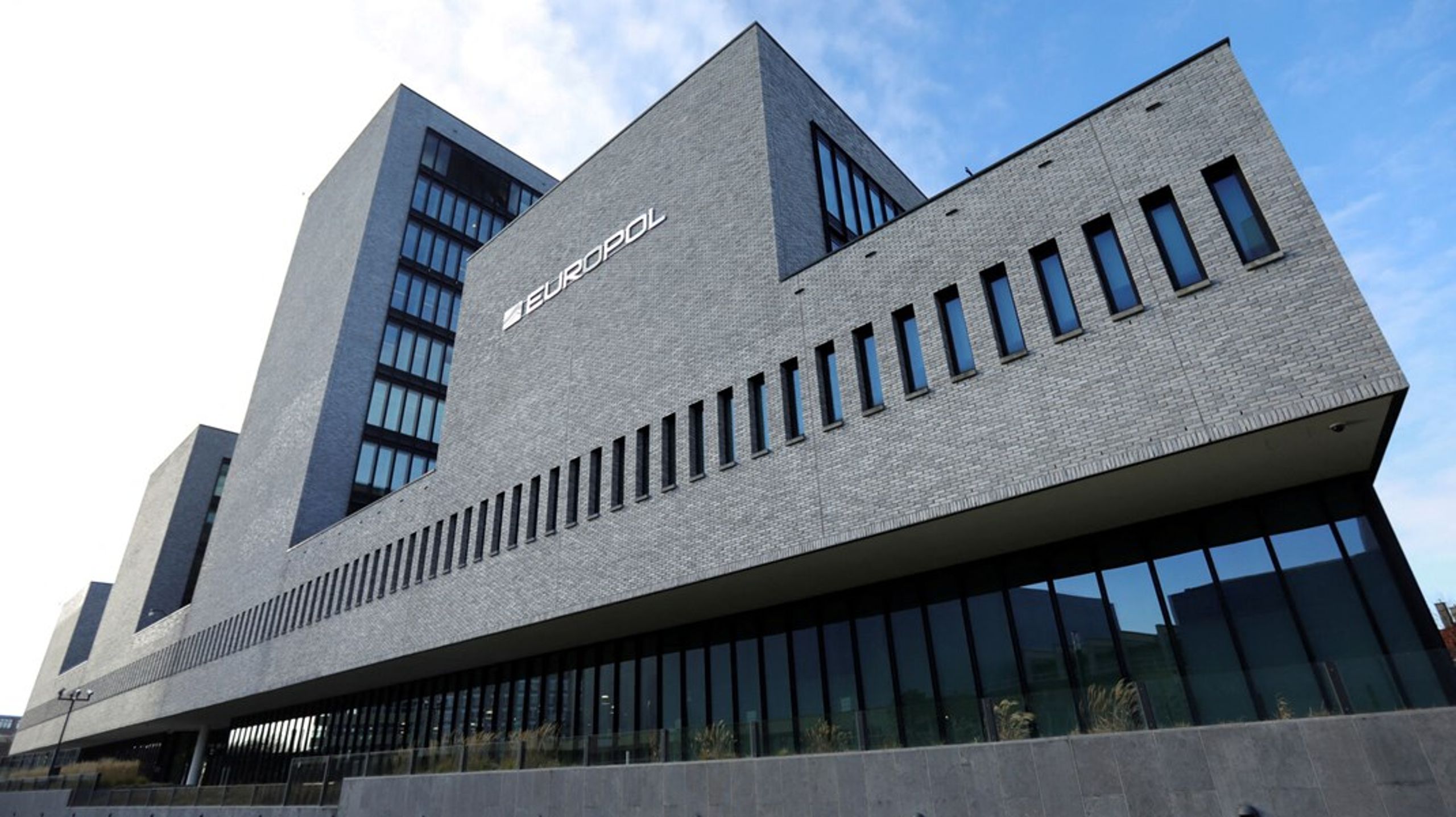 Europols hovedkvarter i Haag, Holland.