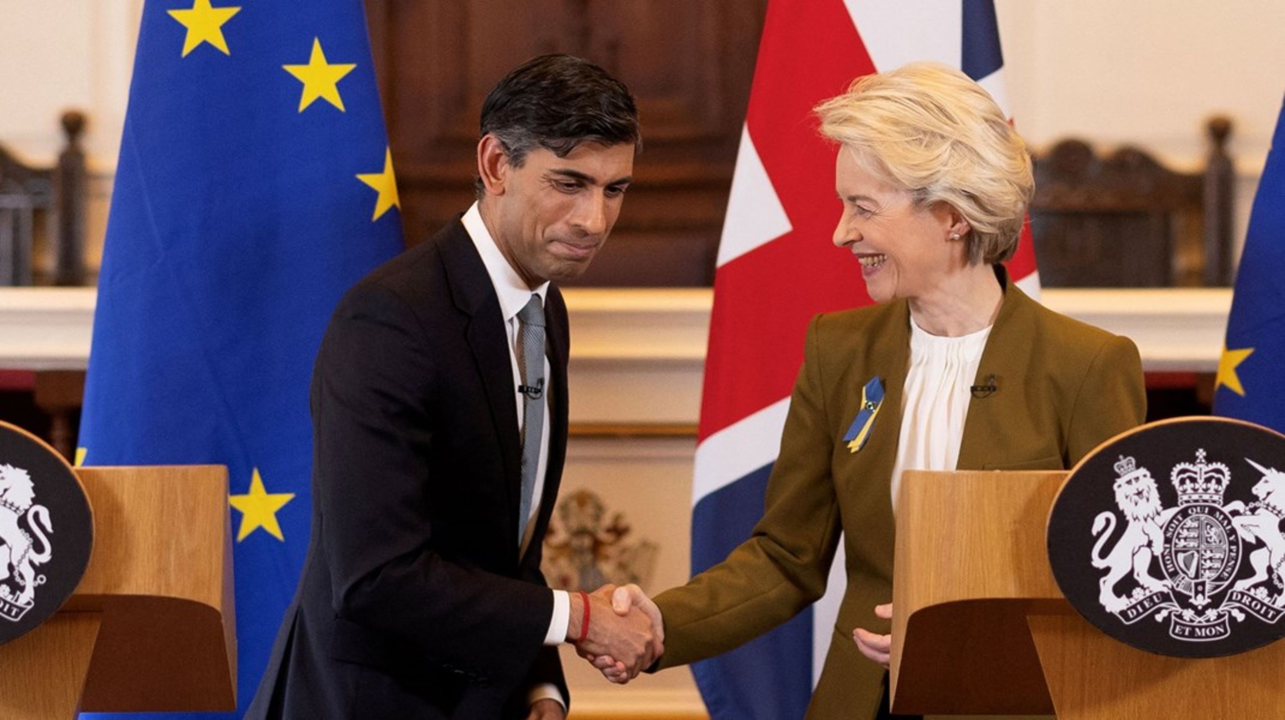 Efter kun fire måneder som premierminister har Rishi Sunak lavet en ny aftale om Nordirland med EU-Kommissionens formand, Ursula von der Leyen.