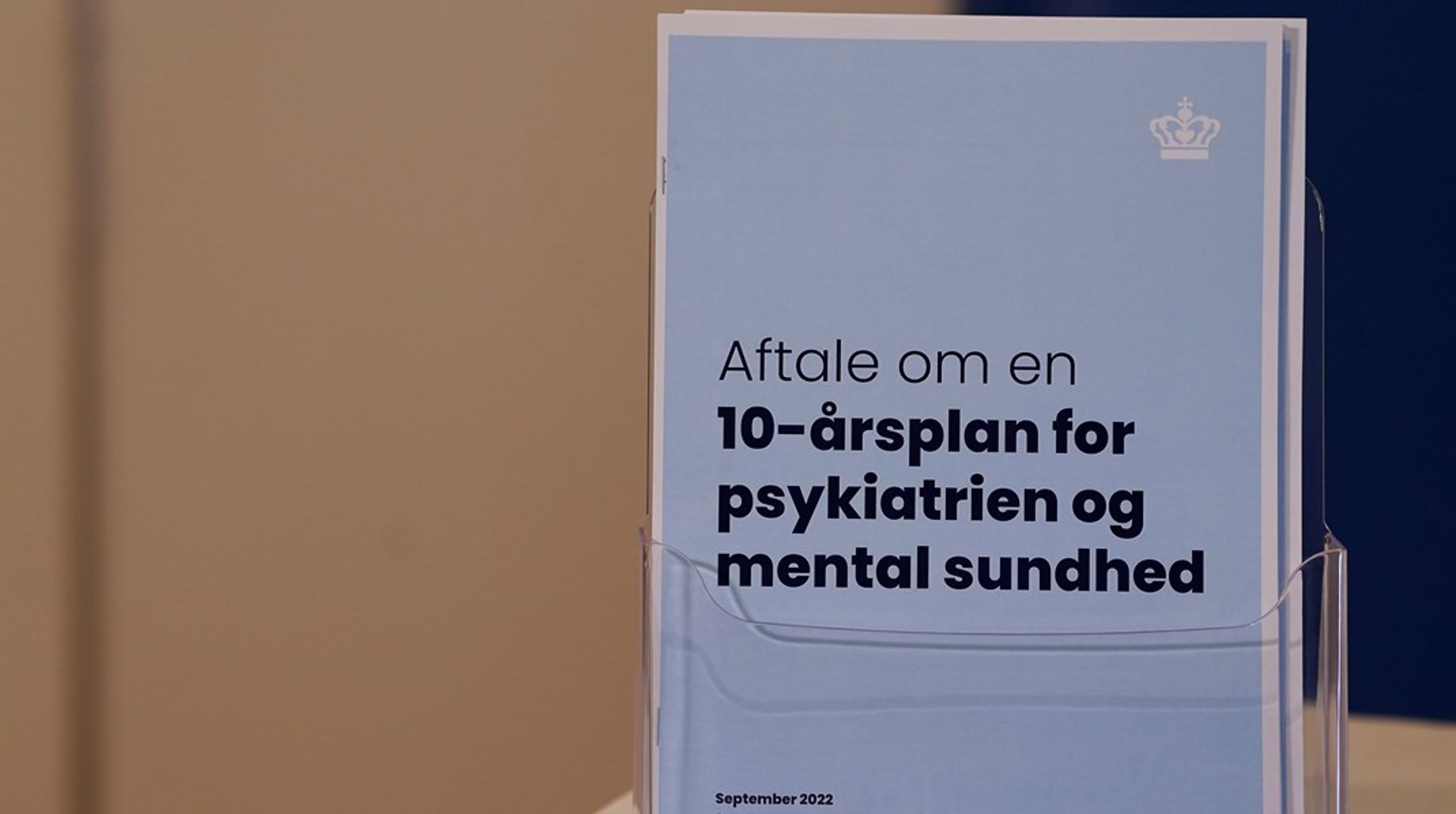 Civilsamfundet er kun nævnt en gang i regeringens
10-års psykiatriplan - og det undrer Helle Øbo.