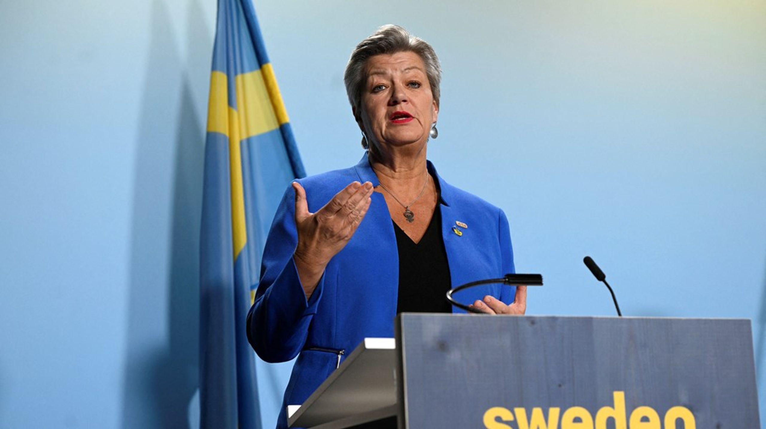 EU-kommissær for indre anliggender, Ylva Johansson, afviser, at Rwanda-modellen kan blive en mulighed for EU's fremtidige migrations- og asylpolitik.