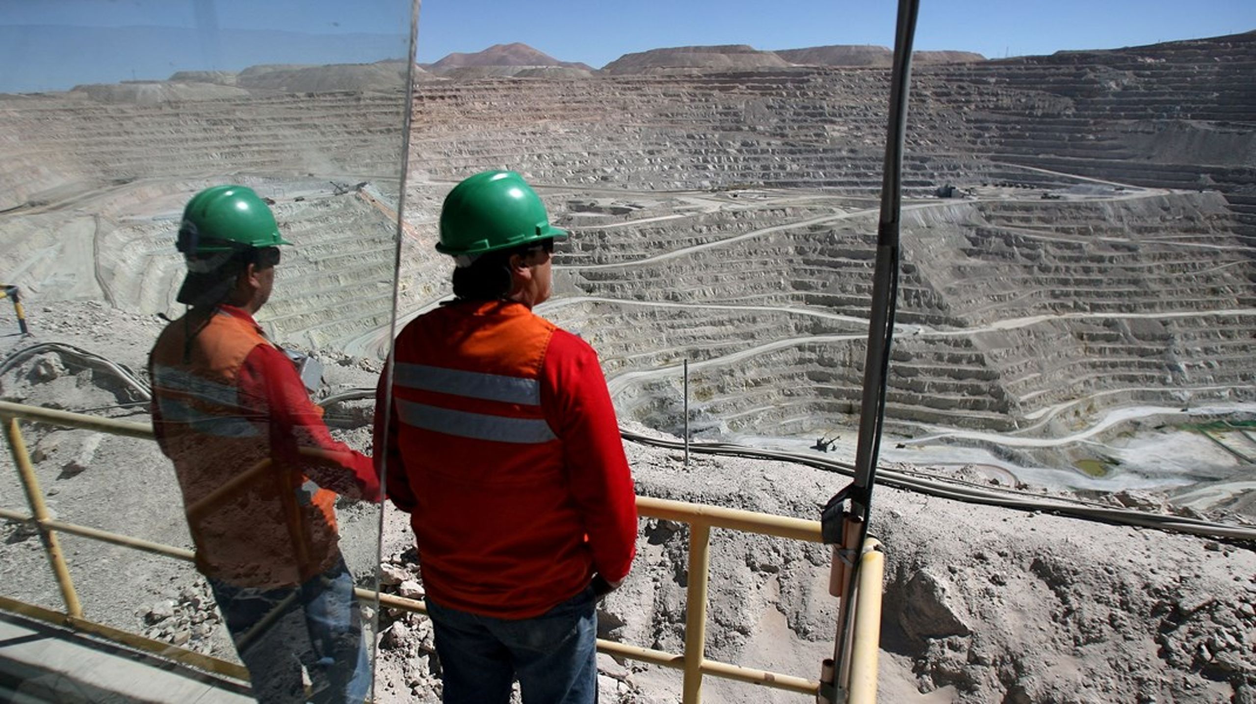 EU-Kommissionen lægger op til mere minidrift inden for Europas grænser. Her ser du verdens største kobbermine, der ligger i Chile.