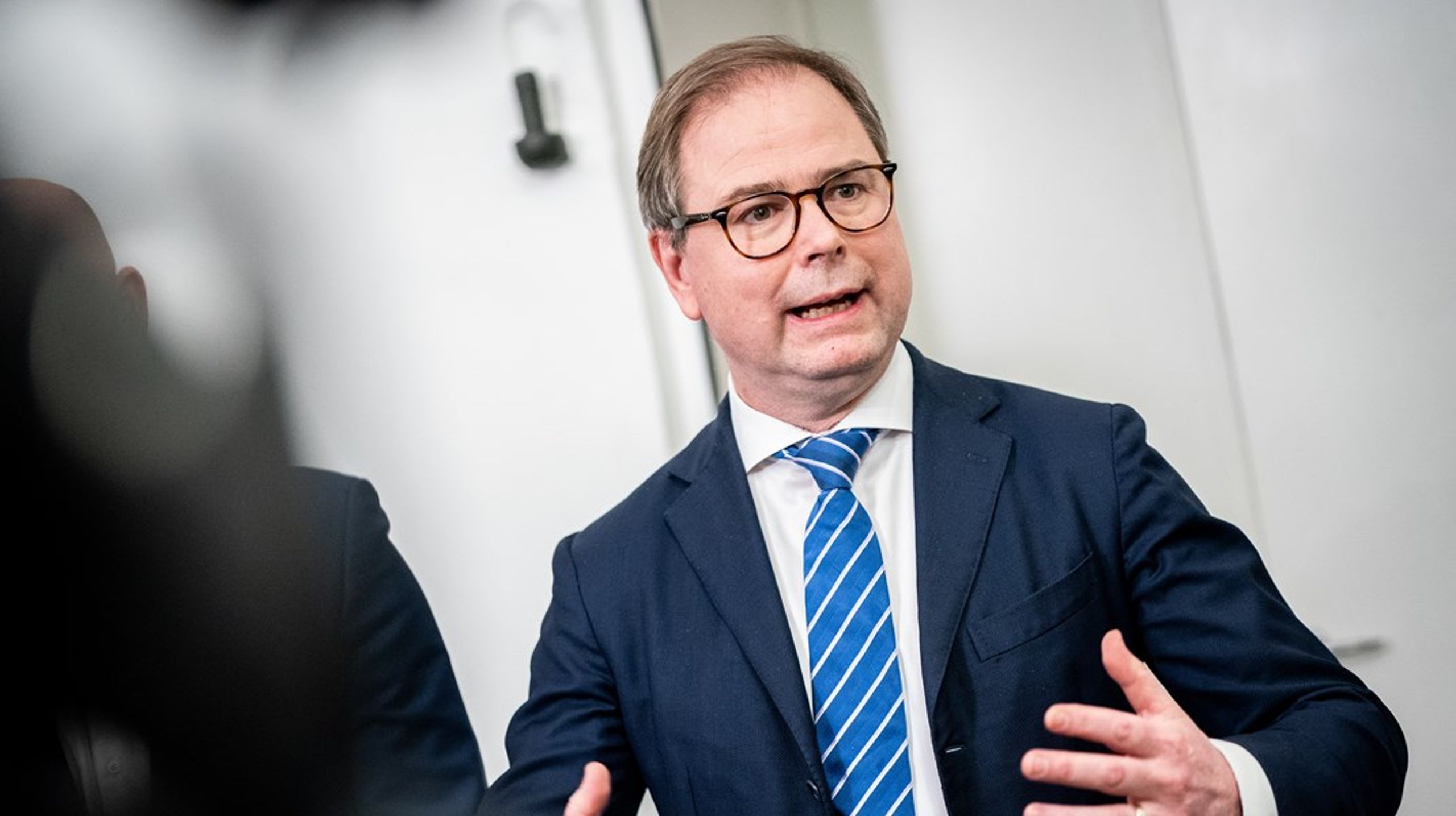 SVM-regeringens finanslov for 2023 er på plads. Her ses finansminister Nicolai Wammen.
