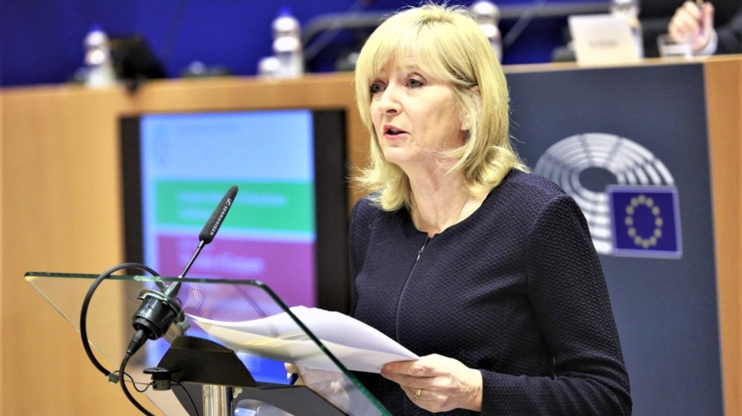 Irske Emily O'Reilly har være EU's ombudsmand de seneste ni år.&nbsp;