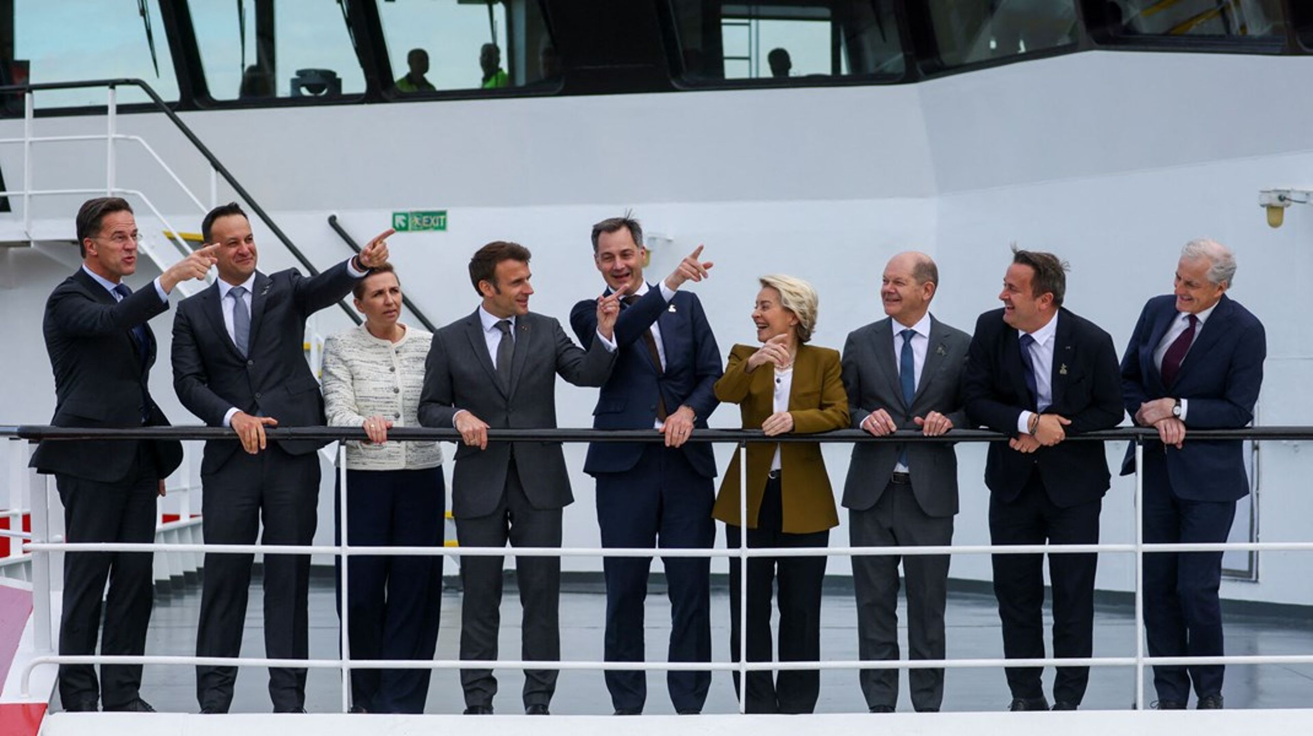 Der blev peget mod nye ambitiøse mål for havvindmøller, da en række stats- og regeringschefer fra&nbsp;Nordsølande mødtes til "vindtopmøde" i Belgien 24. april.&nbsp;
