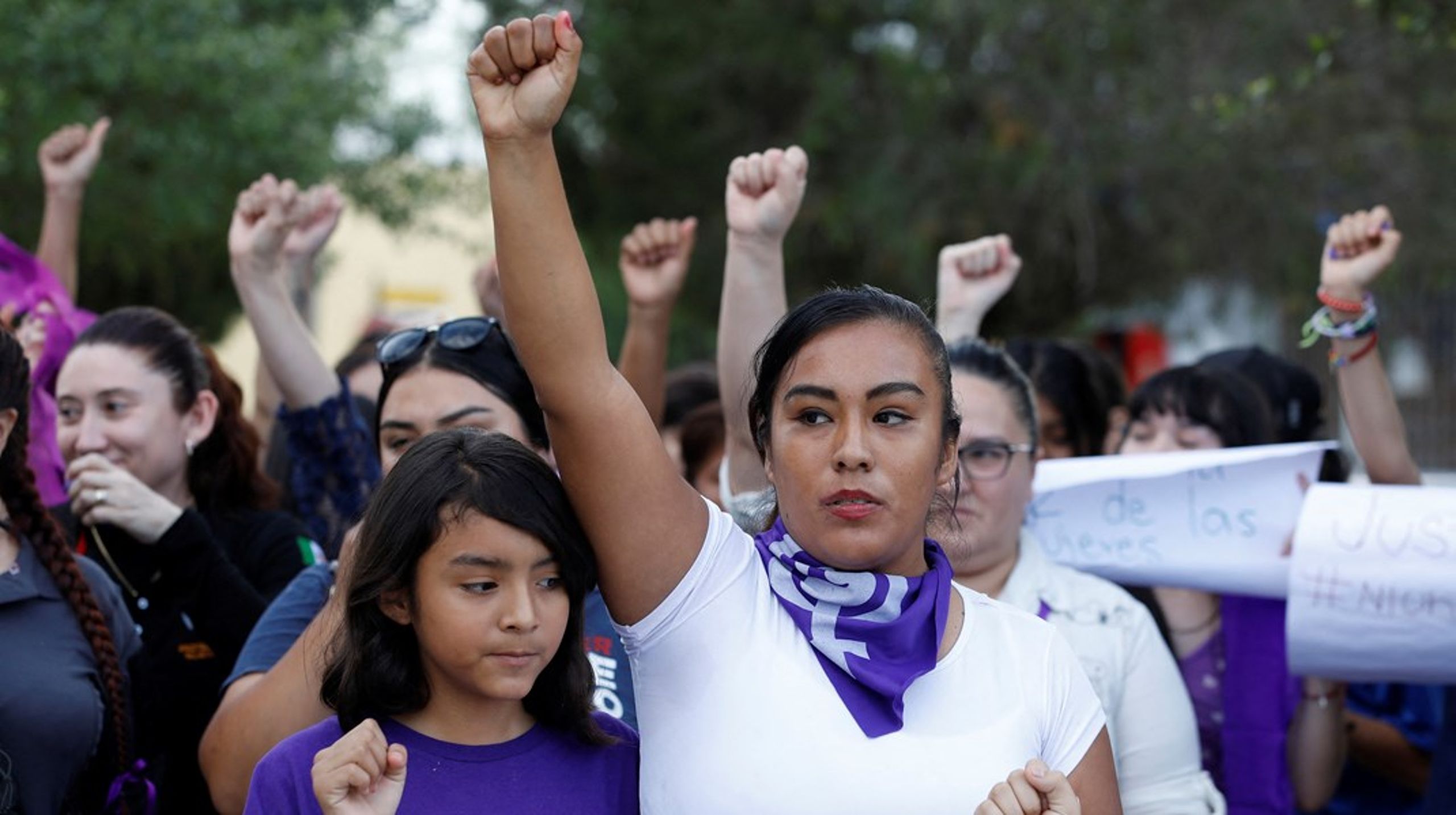Lande som Mexico har gjort ligestilling til et omdrejningspunkt i udenrigs- og sikkerhedspolitik, skriver Maria Jose Landeira Østergaard fra Kvinderådet. På billedet demonstrerer kvinder, i kølvandet på at den 20-årige Bionce Amaya Cortez blev fundet død.&nbsp;