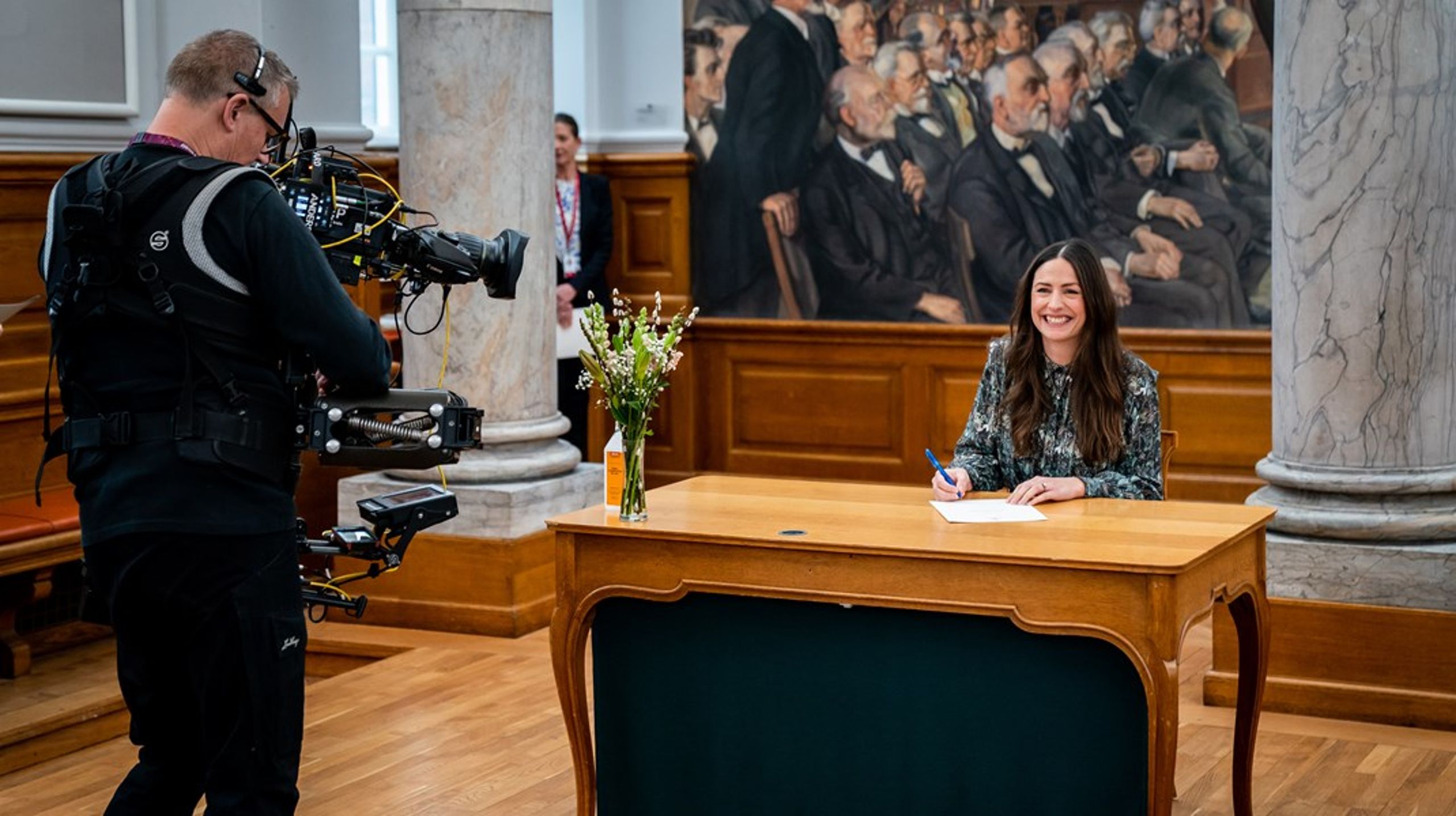Linea Søgaard-Lidell fra Venstre blev for første gang stemt ind i Folketinget ved valget i november. Før det sad hun i Europa-Parlementet for samme parti.