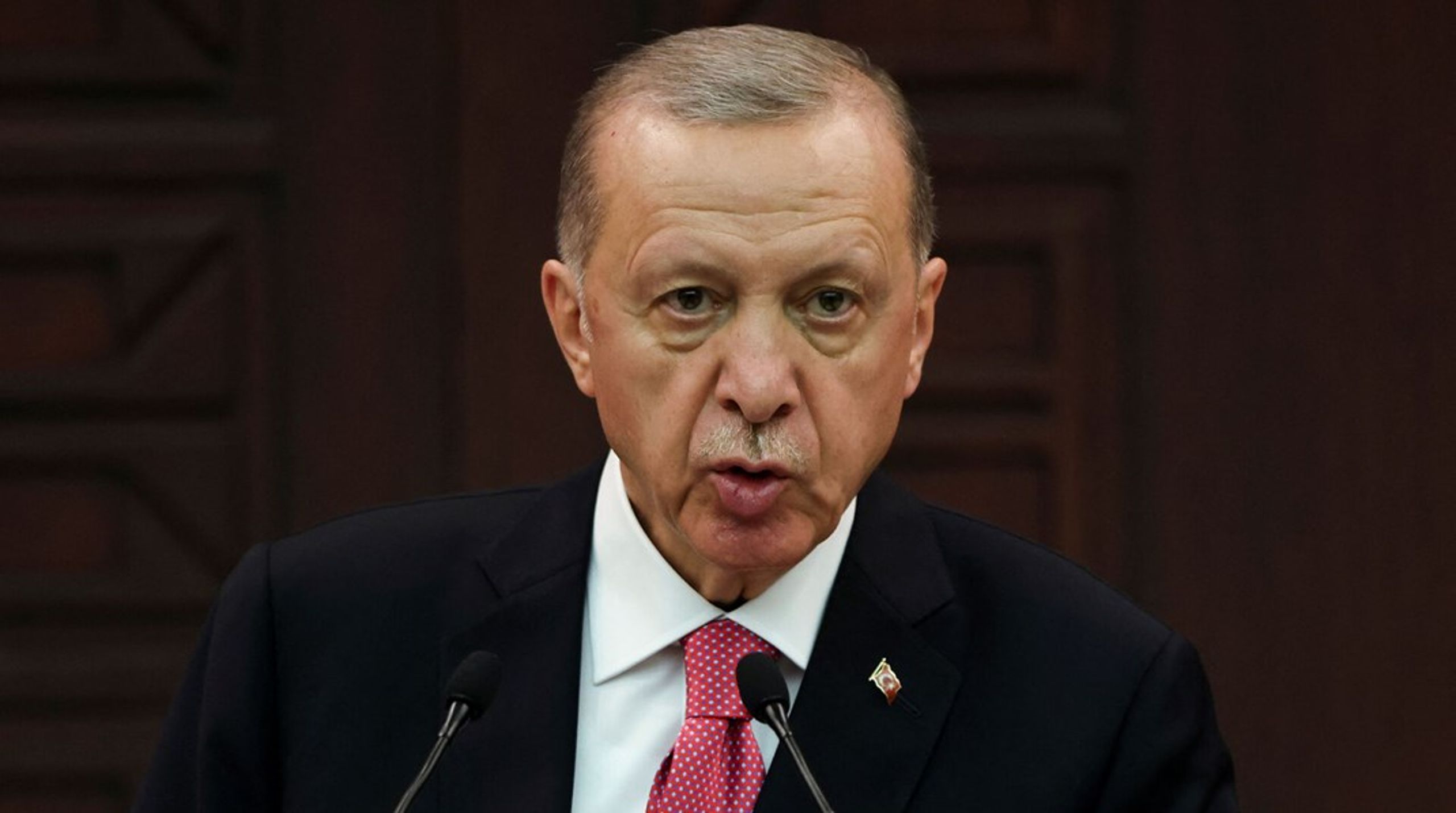 Recep Tayyip Erdogan blev genvalgt som Tyrkiets præsident i maj 2023.&nbsp;