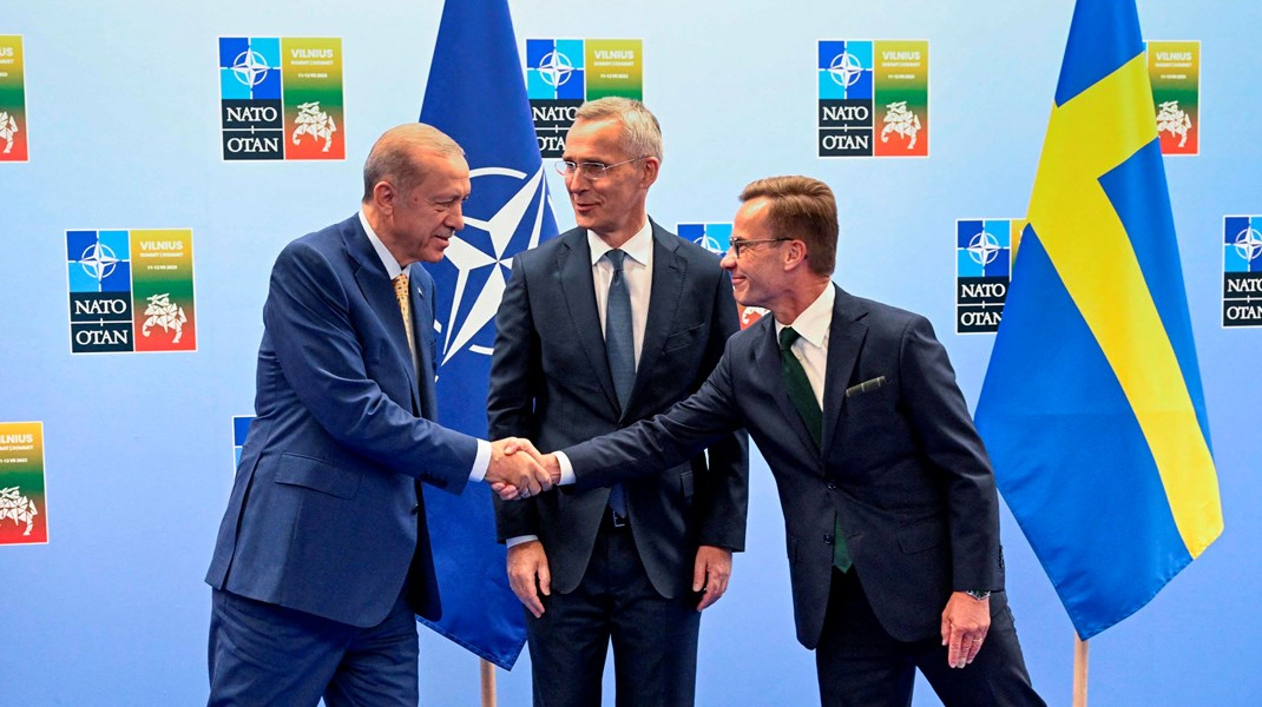 Mandag den 10. juli, forud for Nato-topmødet i Litauen, blev Sveriges medlemsskab i forsvarsalliancen accepteret efter godkendelse fra den tyrkiske præsident, Recep Tayyip Erdogan