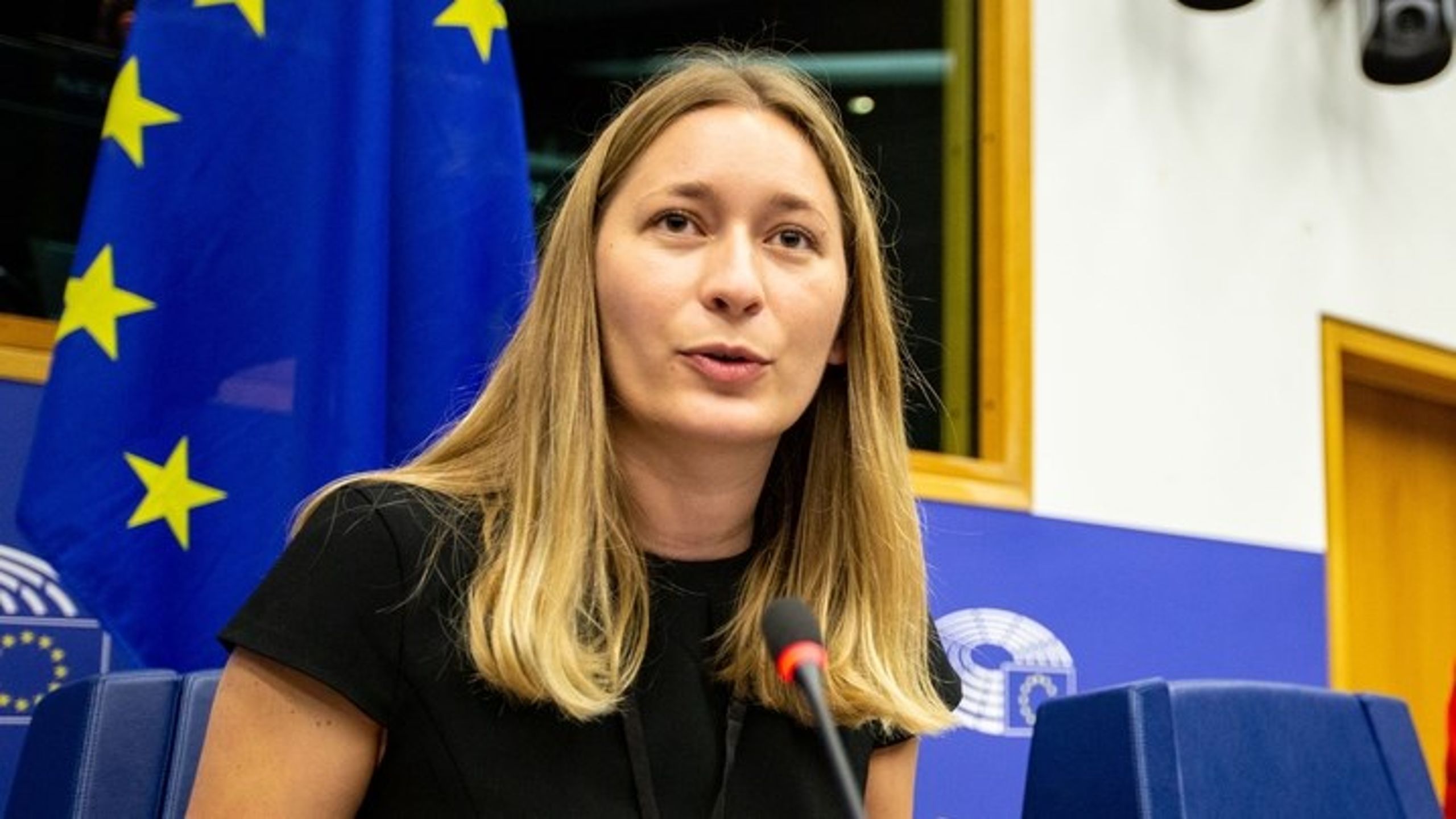 Kira Marie Peter-Hansen vil især kæmpe for klima og ligestilling som spidskandidat for SF i Europa-Parlamentet.&nbsp;
