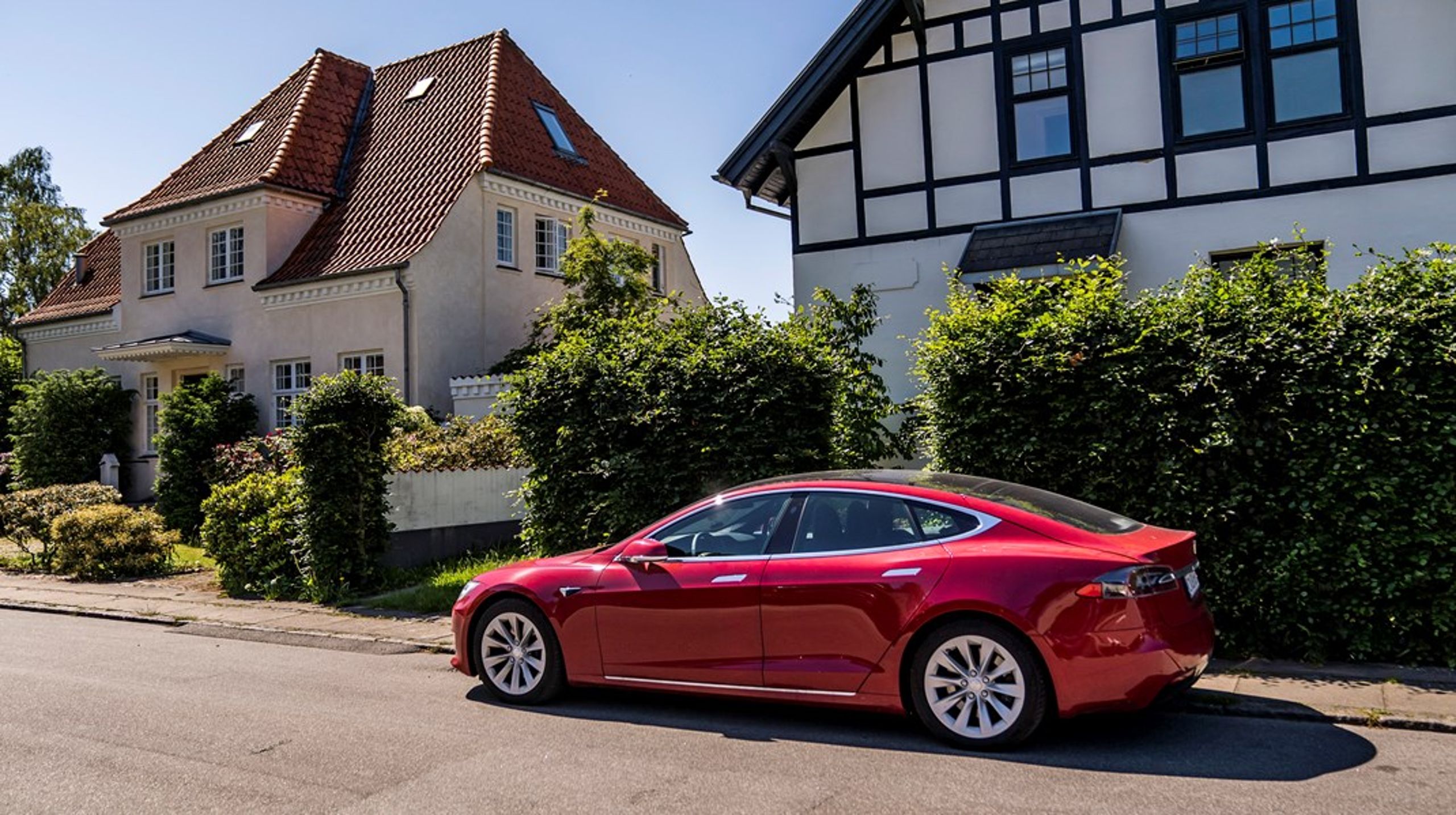 Rudersdal Kommune har sammen med Skanderborg Kommune det højeste mål for elbiler i 2030.