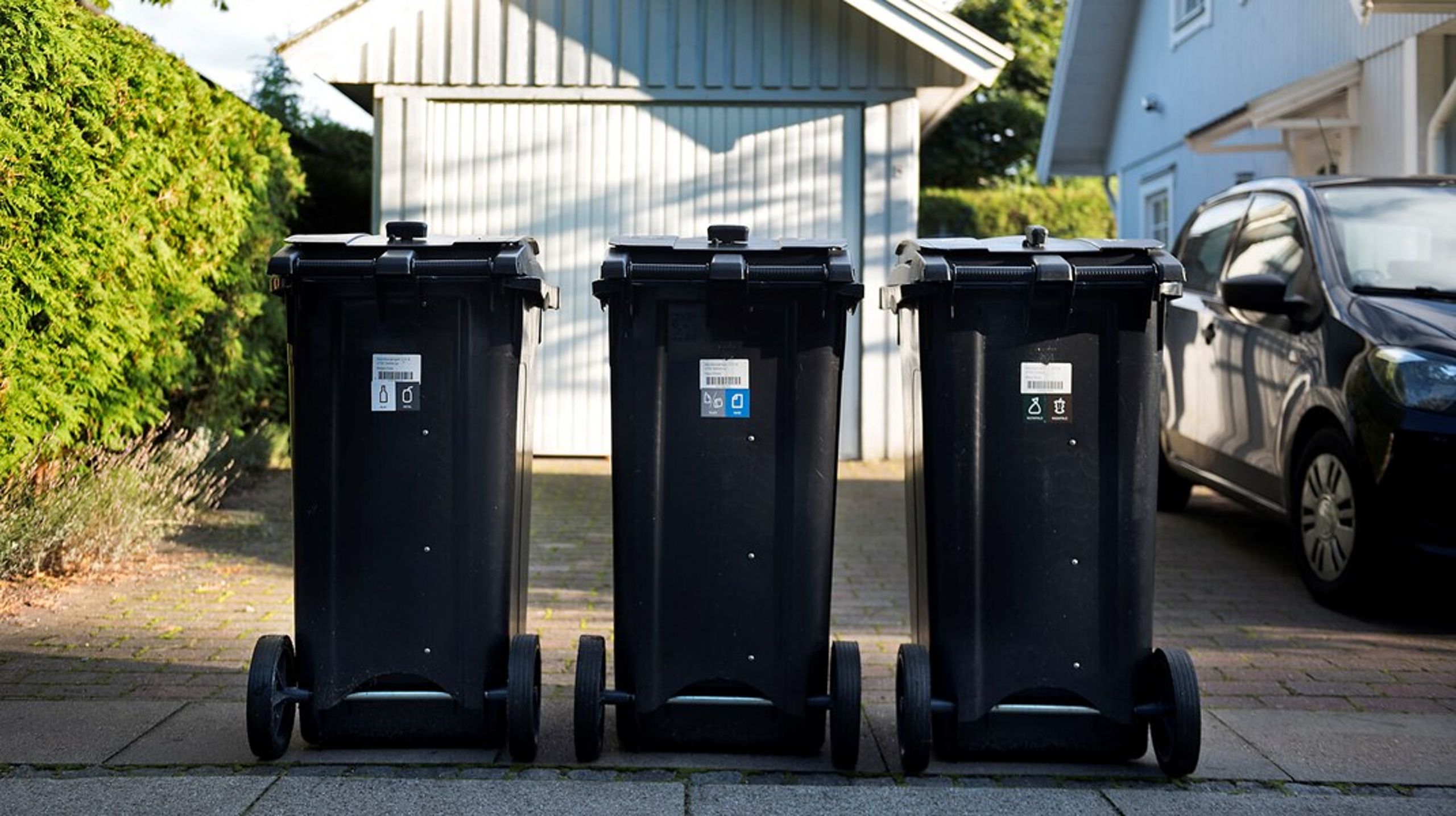Dansk Affaldsforening bliver til Brancheforeningen Cirkulær, som vil have større fokus på hele affalds-værdikæden. Her billede af affaldssortering på villavej i Ballerup.&nbsp;