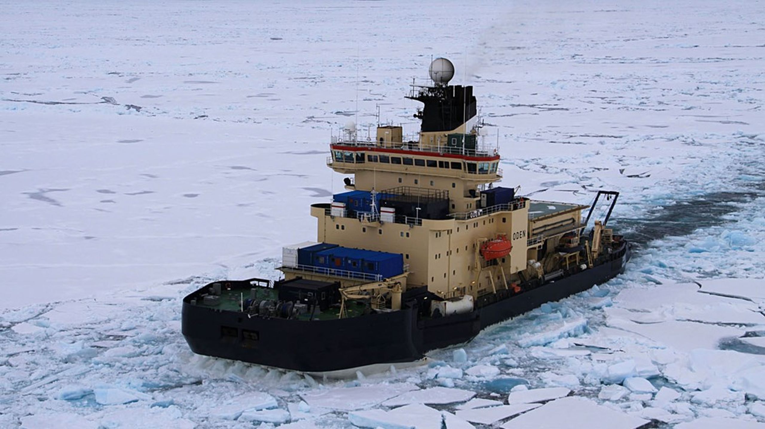 <div>"Oden er den stærkeste forsknings-isbryder i hele Det Frie Vesten," siger Katarina Gårdfeldt, direktør for det svenske polarforskningssekretariat.<br></div>