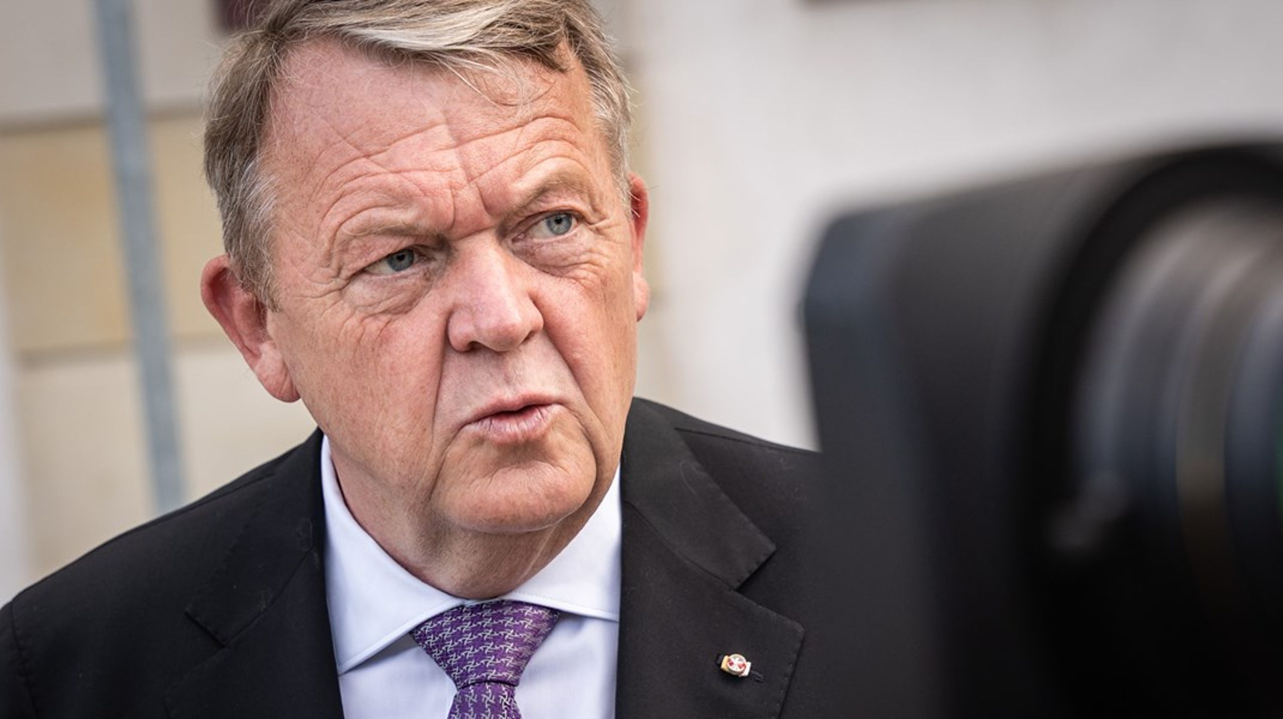 Udenrigsminister Lars Løkke Rasmussen (M).