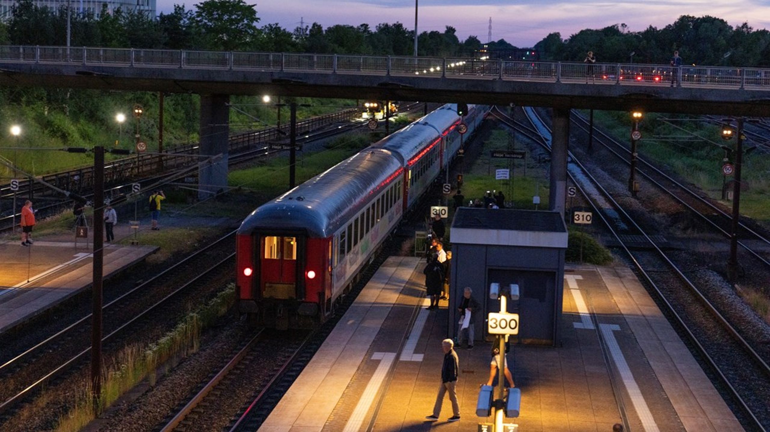 Nattoget ankom for første gang i syv år til en dansk perron, da Sverige åbnede ruten Stockholm til Hamborg i 2021.&nbsp;