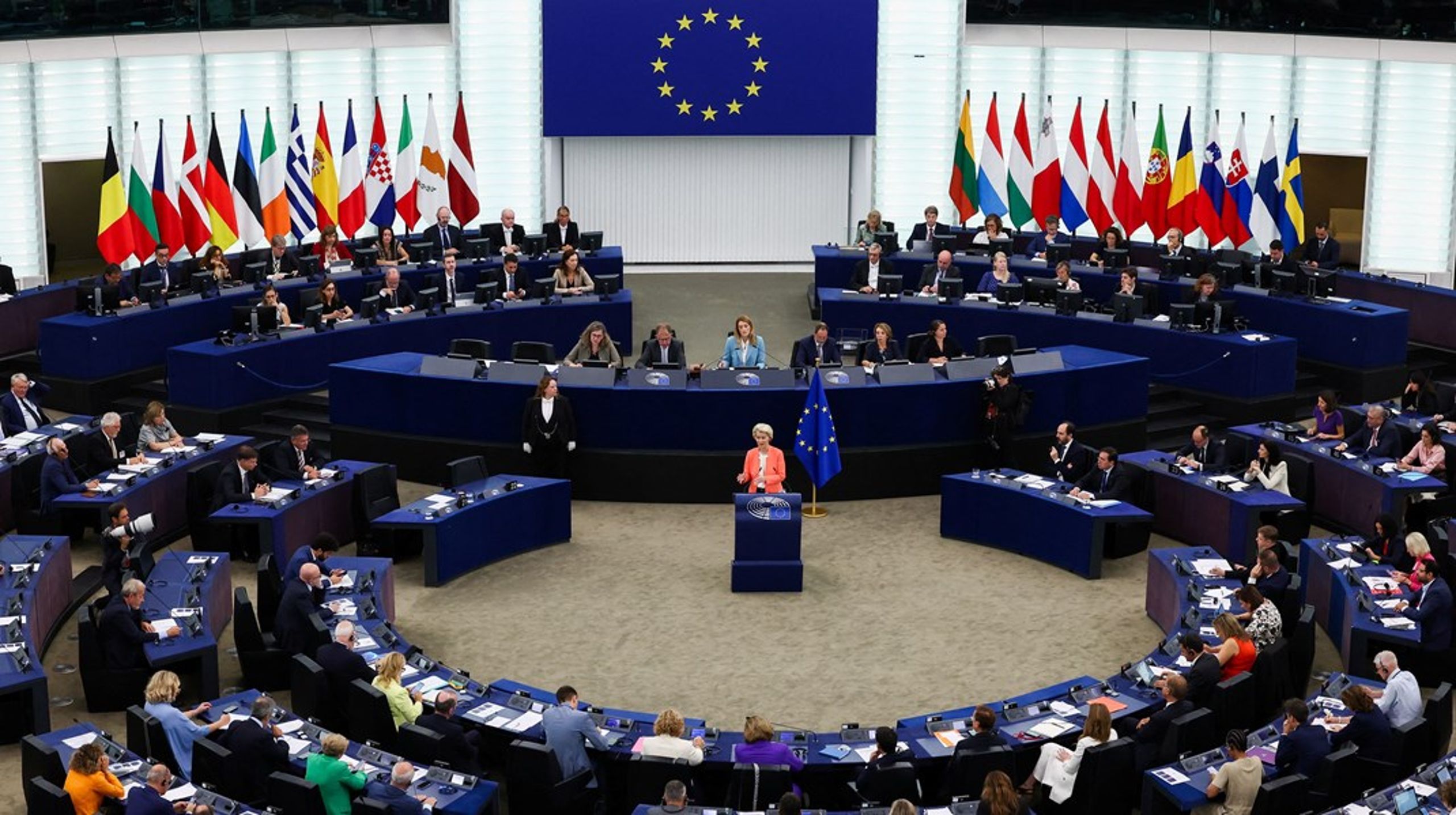 "Jeg er af den faste overbevisning, at&nbsp;landbrug og naturbeskyttelse kan forenes. Vi har brug for begge dele," sagde EU's Kommissionsformand, Ursula von der Leyen, i sin årlige State of the Union-tale til Europa-Parlamentet i Strasbourg onsdag.