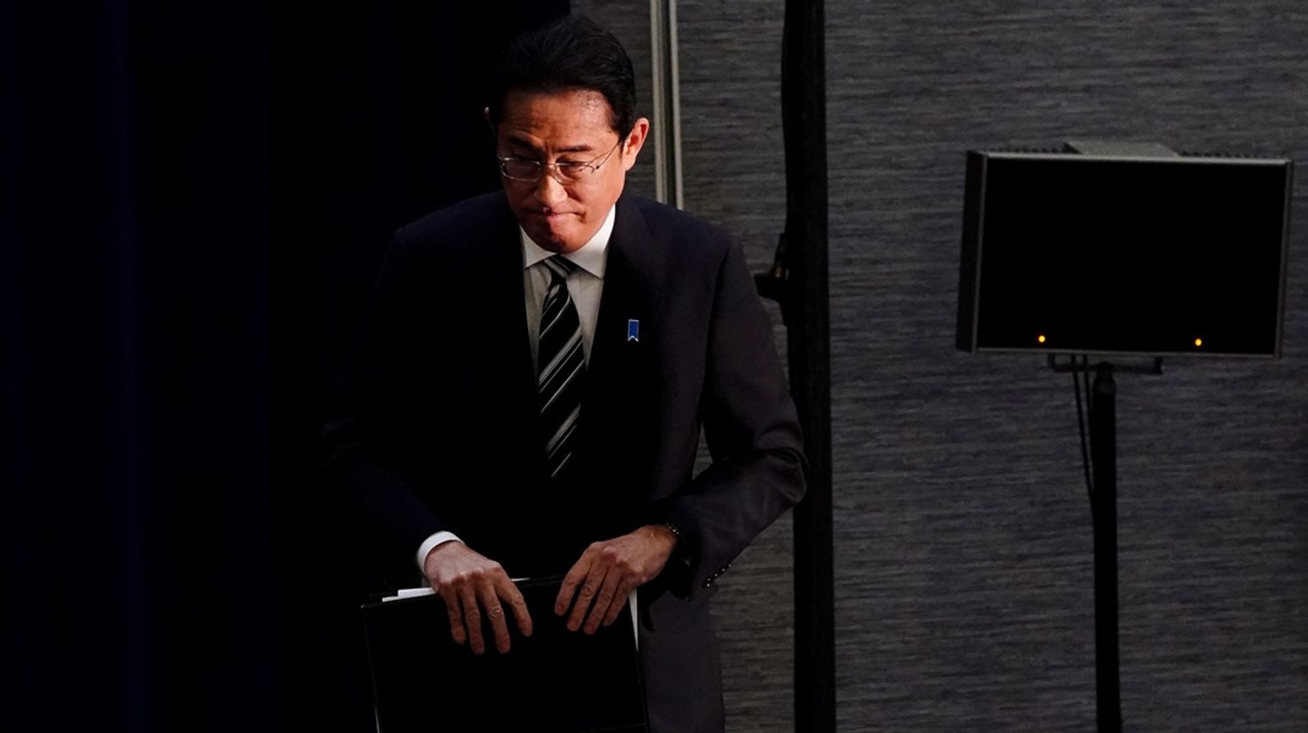 Den japanske premierminister, Fumio Kishida, hvis regering har været på linje med EU og USA i modsvaret på Ruslands krig.
