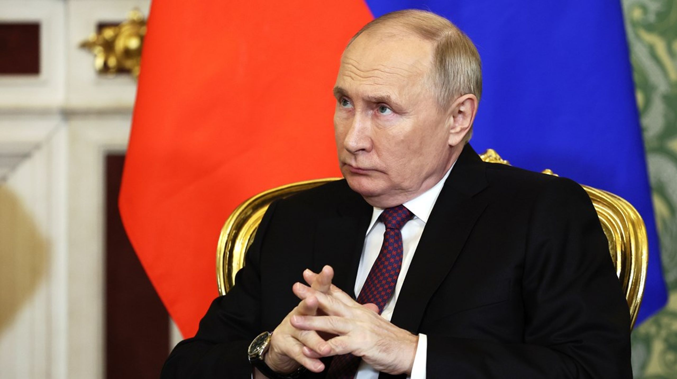 Vladimir Putin genopstiller ved&nbsp;det russiske&nbsp;præsidentvalg.&nbsp;