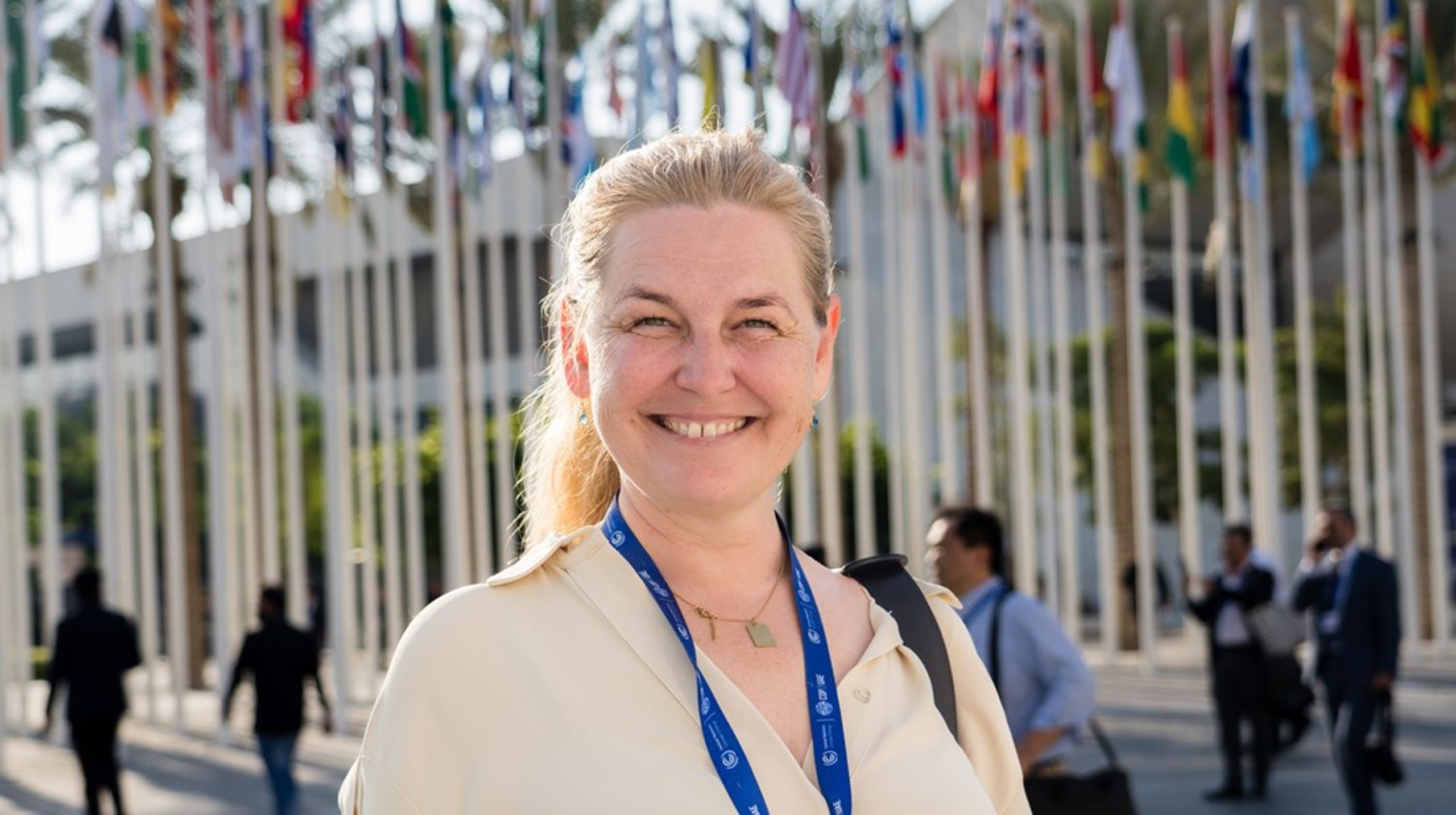 Anita Valentin er en uomgængelig figur i dansk klimadiplomati. Som projektleder i Klima-, Energi- og Forsyningsministeriet forsøger hun at få forholdene for den danske delegation til at spille så godt som muligt.&nbsp;