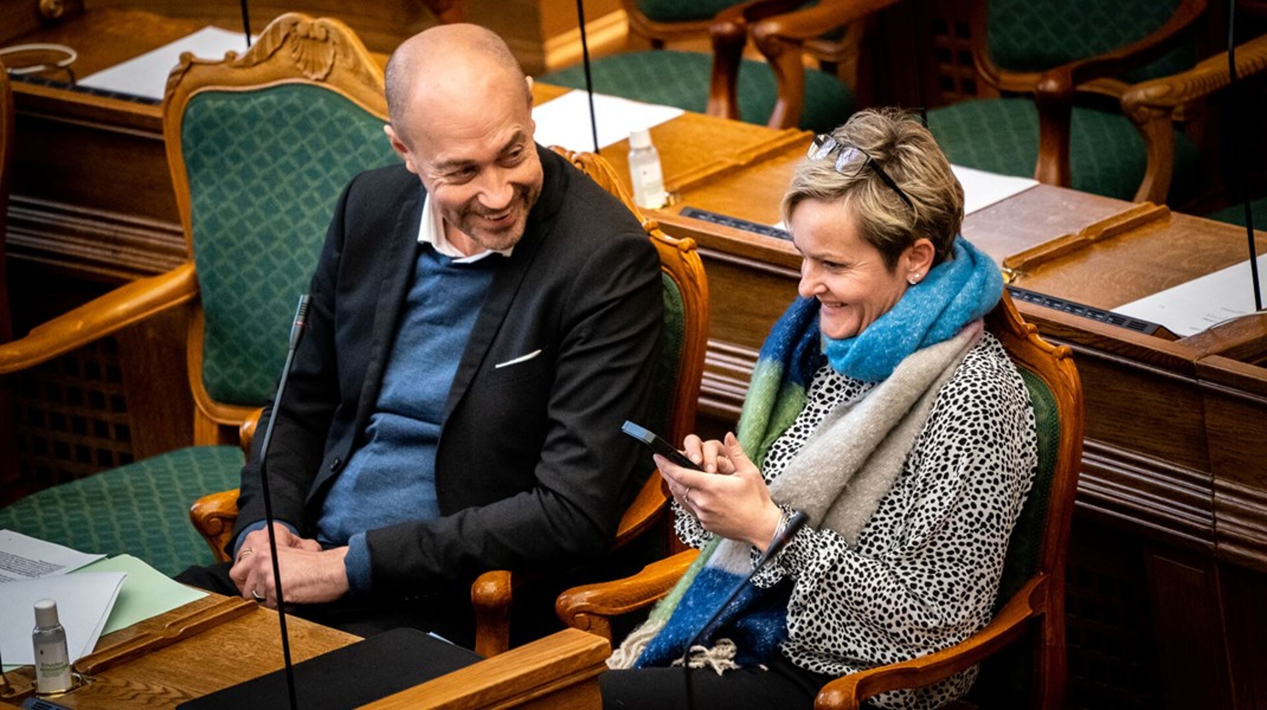 Miljøminister Magnus Heunicke (S) og social- og boligminister Pernille Rosenkrantz-Theil er blandt regeringens mest populære ministre, ifølge ny måling.&nbsp;