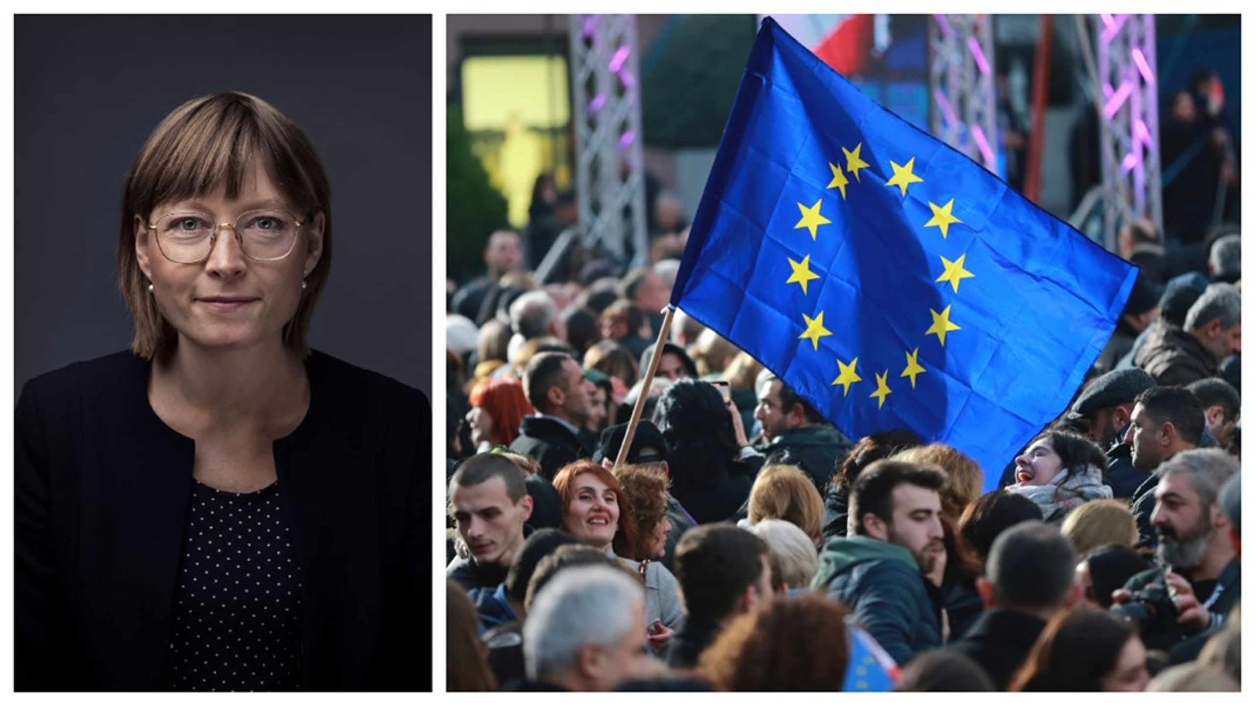 Efter Ruslands invasion af Ukraine i 2014 kan vi observere, at ikke blot danske politikere, men også befolkningen i stigende grad ser EU som afgørende for Danmarks sikkerhed, lyder det fra&nbsp;Rebecca Adler-Nissen.