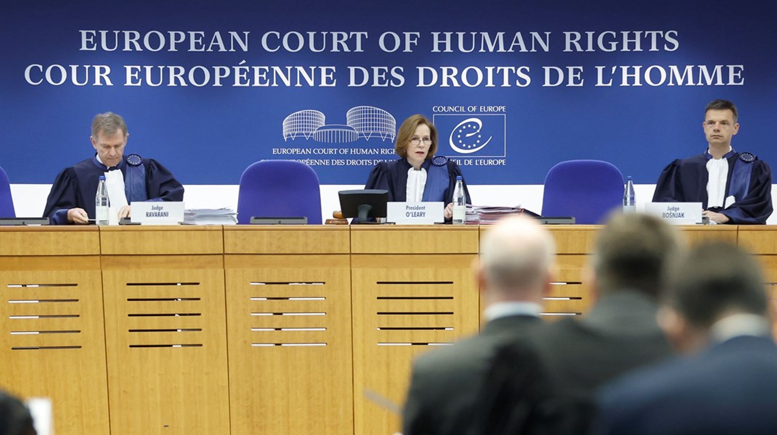 Den Europæiske Menneskerettighedsdomstol i Strasbourg gav torsdag 15. februar medhold i Danmarks udvisning af seks personer. Arkivfoto.