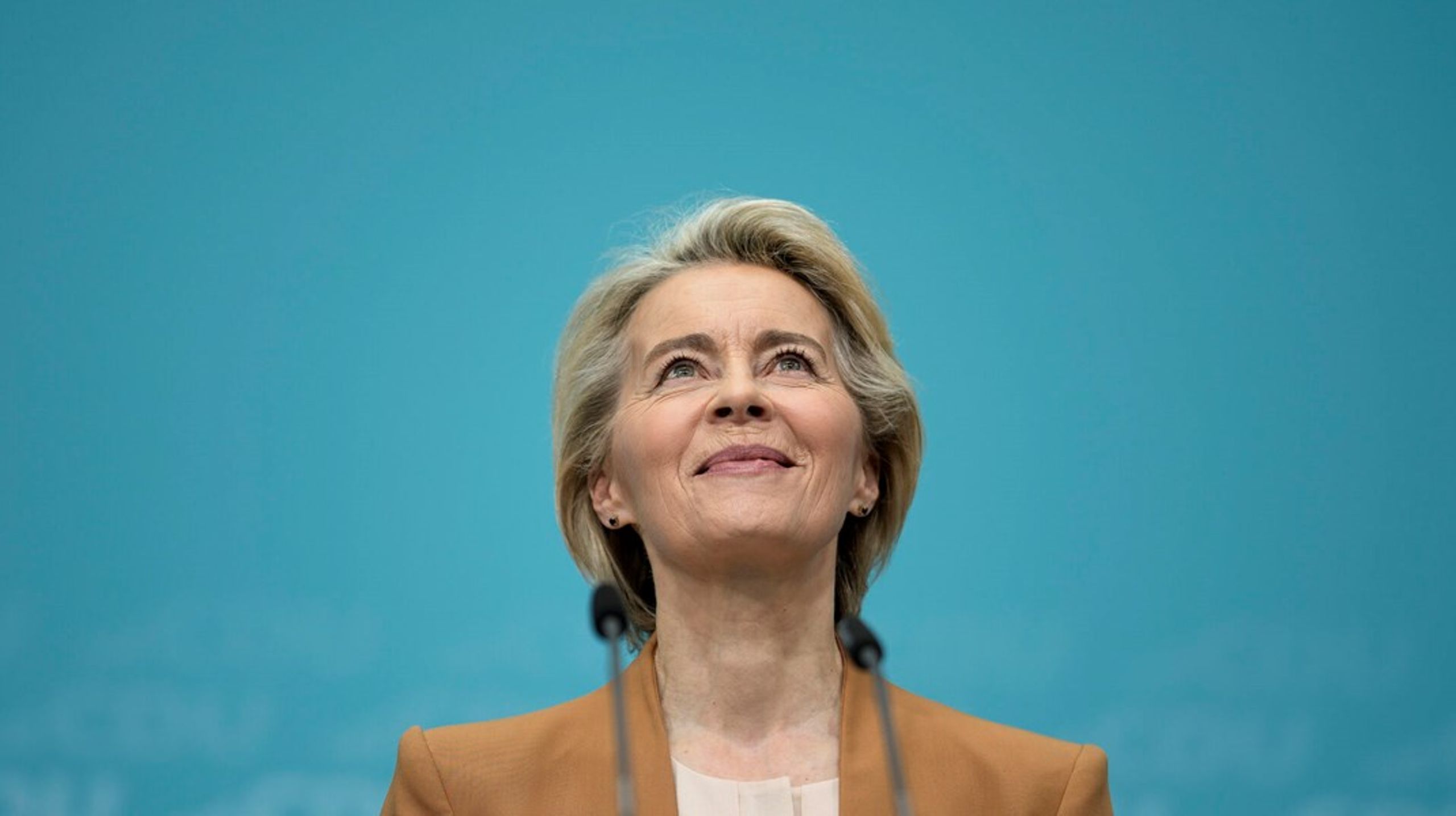 Ursula von der Leyen annoncerede sit kandidatur til at fortsætte som formand for EU-Kommissionen under et møde for ledelsen af de tyske konservative, CDU, i mandags.