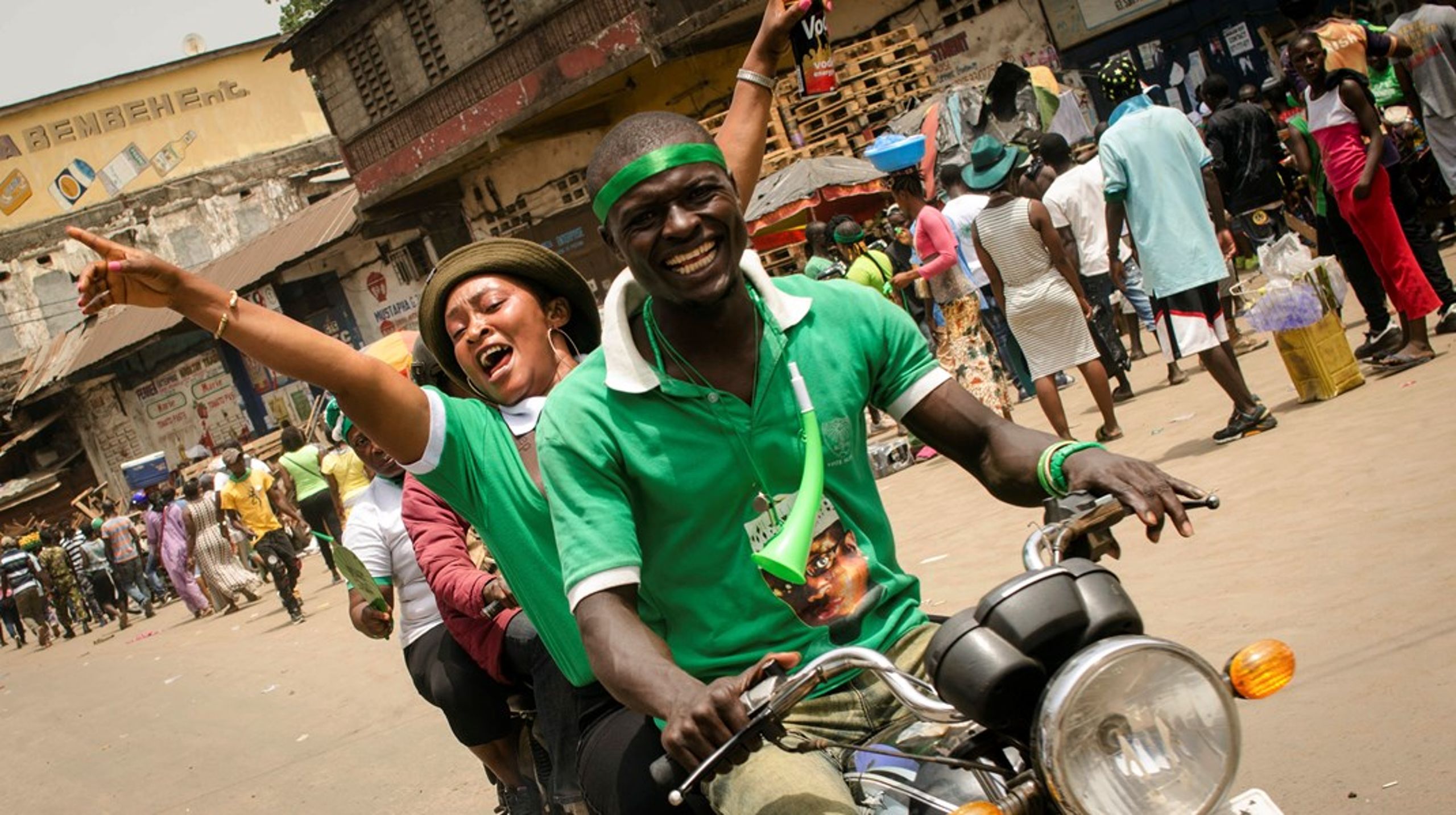 Sierra Leone var fra 1991 til 2002 ramt af en blodig borgerkrig, men har de seneste årtier bevæget sig i en mere demokratisk retning. Efter flere års pause er Danida tilbage med projekter i landet (arkivfoto).