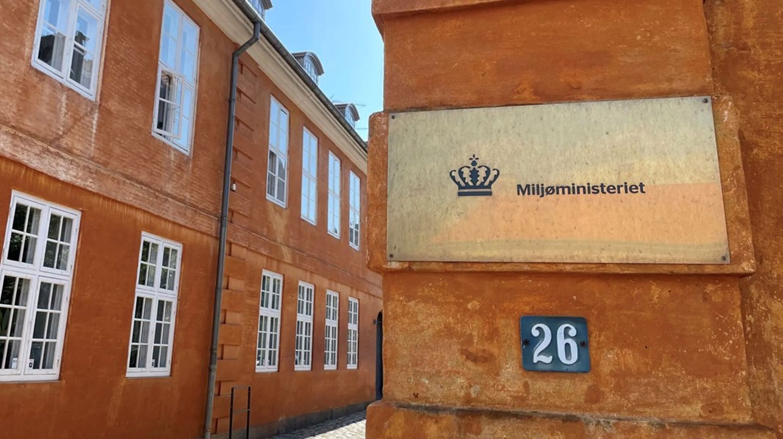 Fra 1. maj rykker Martin Hansen ind i Miljøministeriets lokaler på Frederiksholms Kanal.