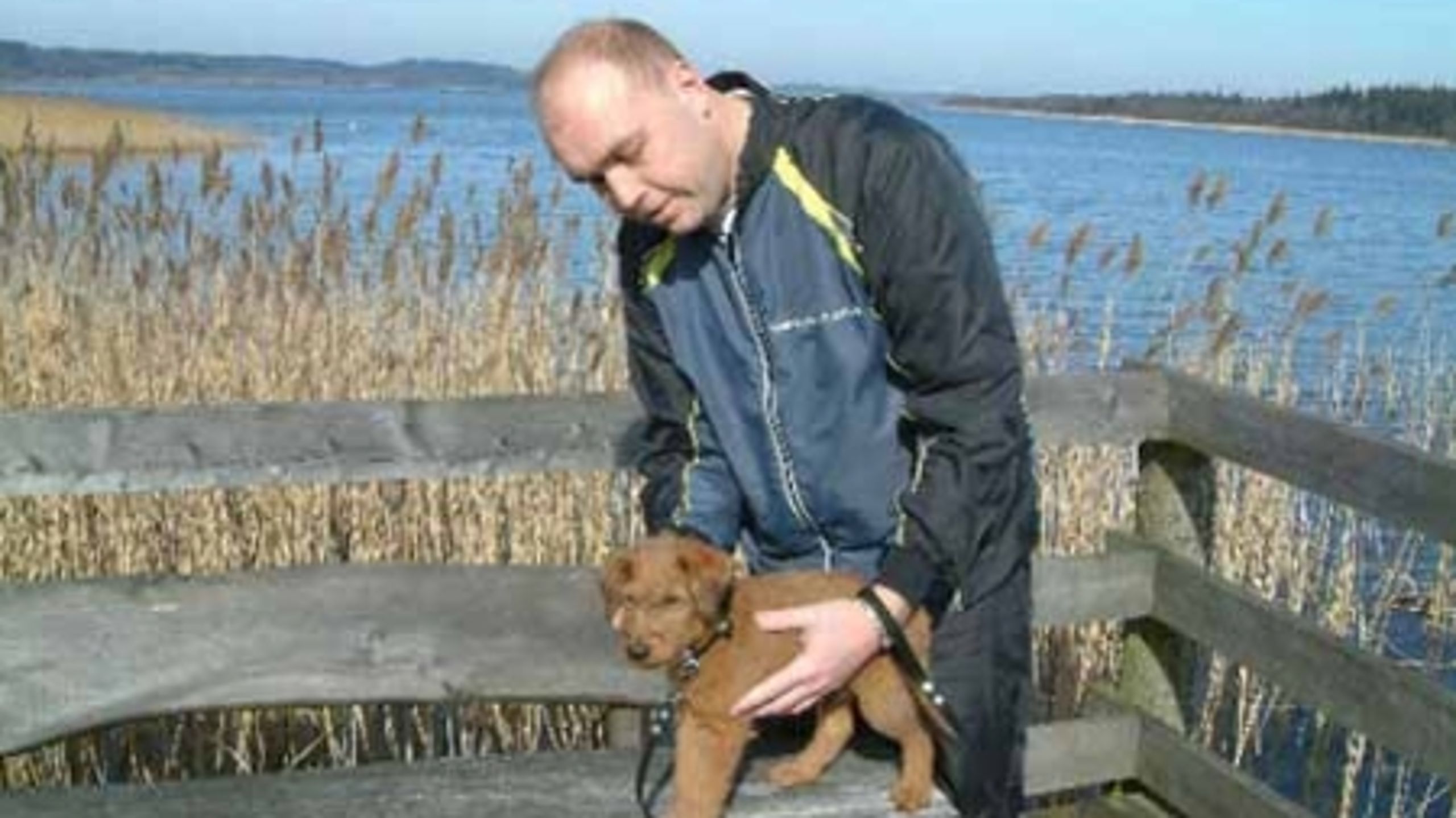 Kristian Pihl Lorentzen (V) her med hunden Dixie. Han siger til Altinget, at han er bevidst om, at han er trafikordf&#248;rer for hele Danmark. 