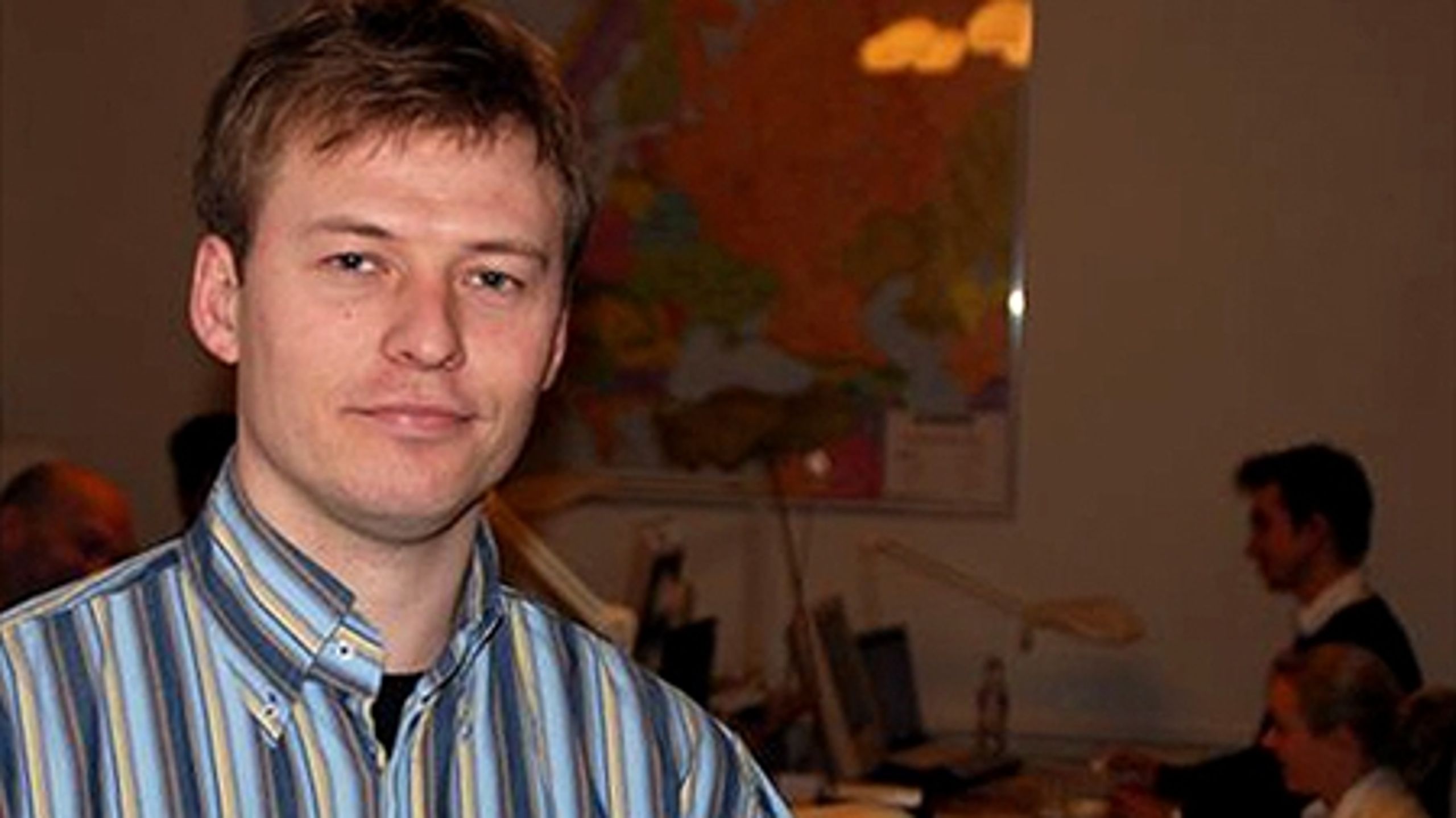 S&#248;ren Lauridsen (32) - ny pressechef hos Venstre.