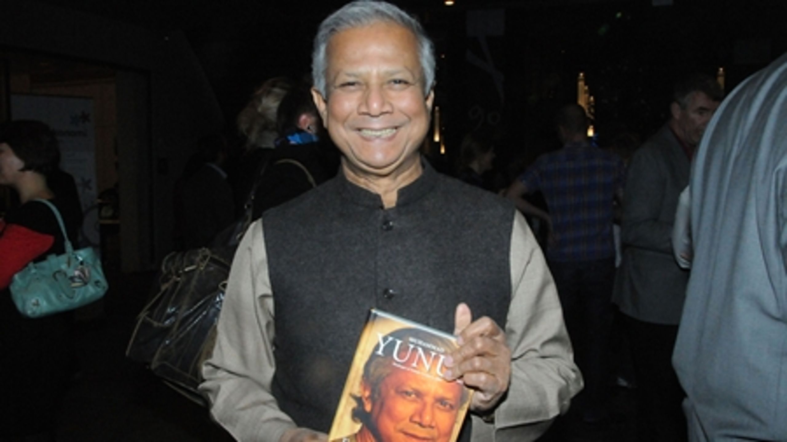 Dr. Muhammad Yunus var i torsdags p&#229; bes&#248;g i K&#248;benhavn, hvor han talte p&#229; Copenhagen Business School.