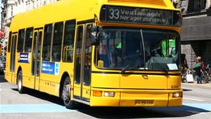 Grønne busser på vej til Danmark