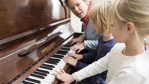 Klaverundervisning er populært på musikskolerne