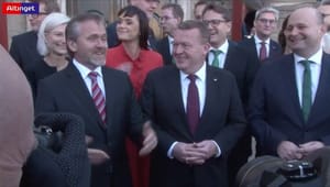 TV: Ny regering mødte pressen foran Amalienborg