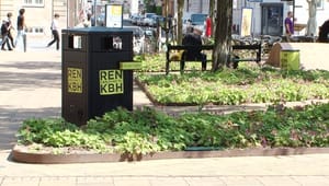 Neddroslede affaldsmål faldt på plads i de belgiske nattetimer