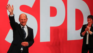 De tyske socialdemokrater får flest stemmer: Nu venter svære regeringsforhandlinger