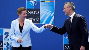 Mette Frederiksen mødes med Natos generalsekretær